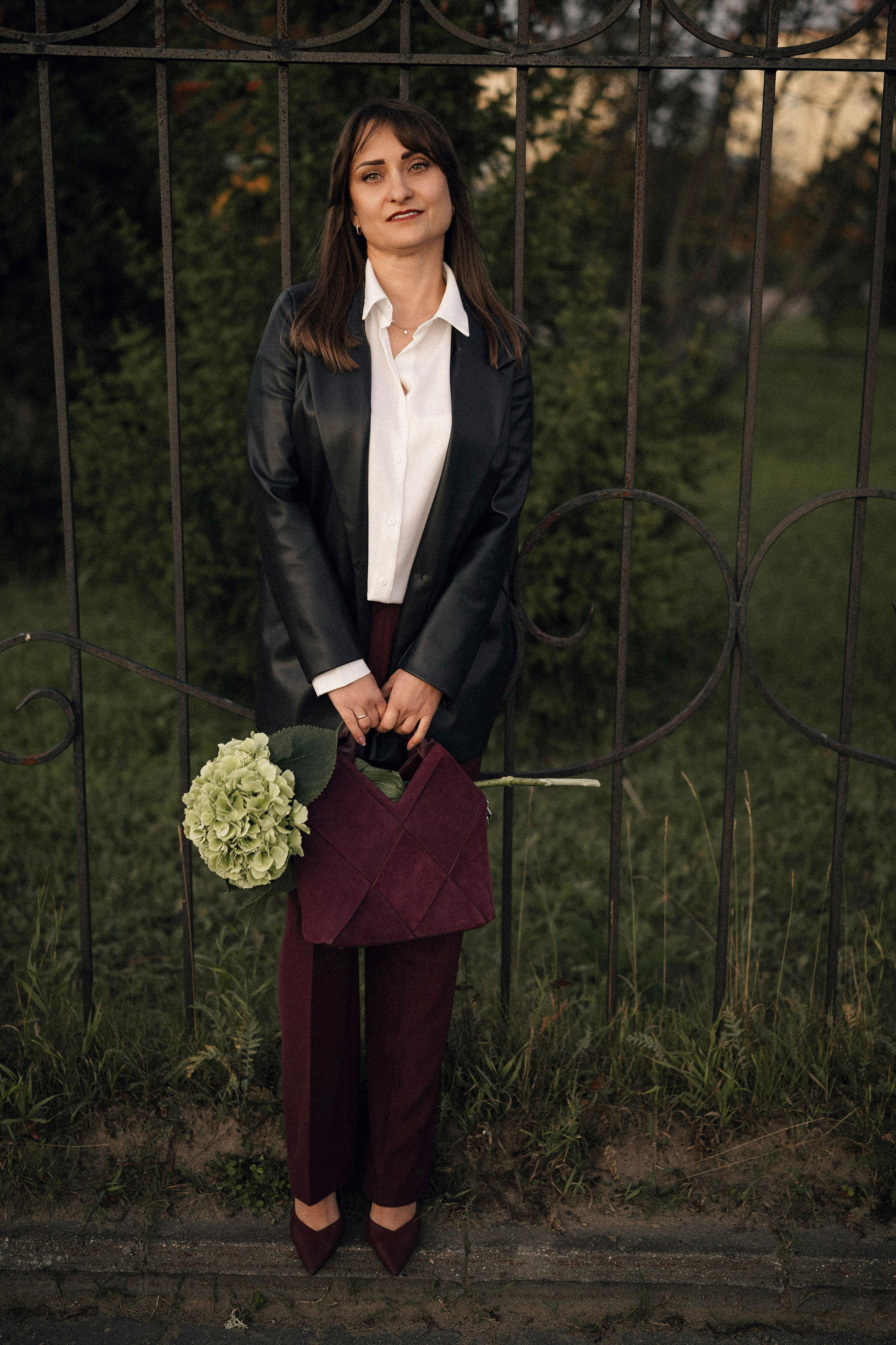 Натали с гортензией. Портретный, семейный и свадебный фотограф в Нарьян-Маре