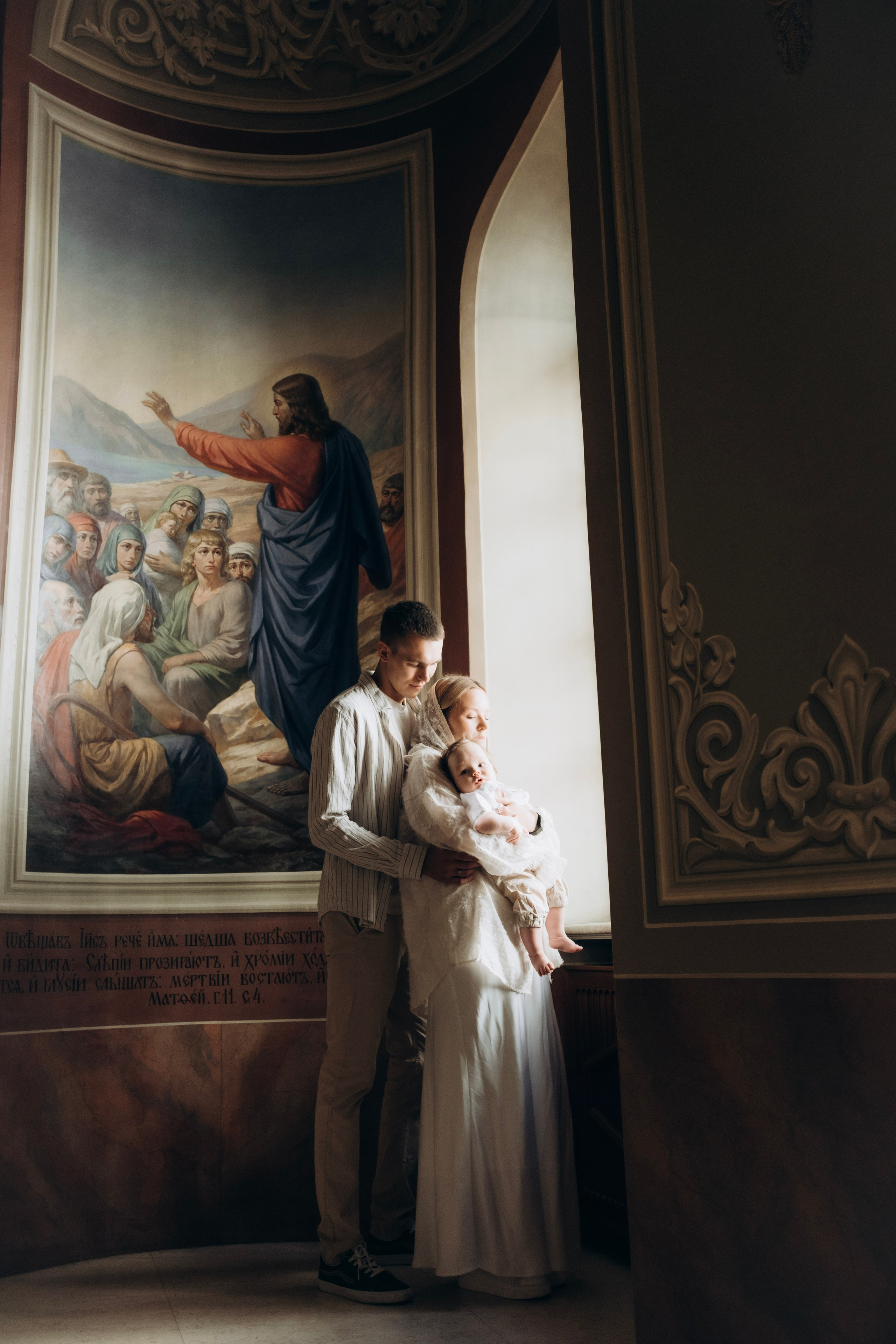 Таинство крещения Макария. Главная