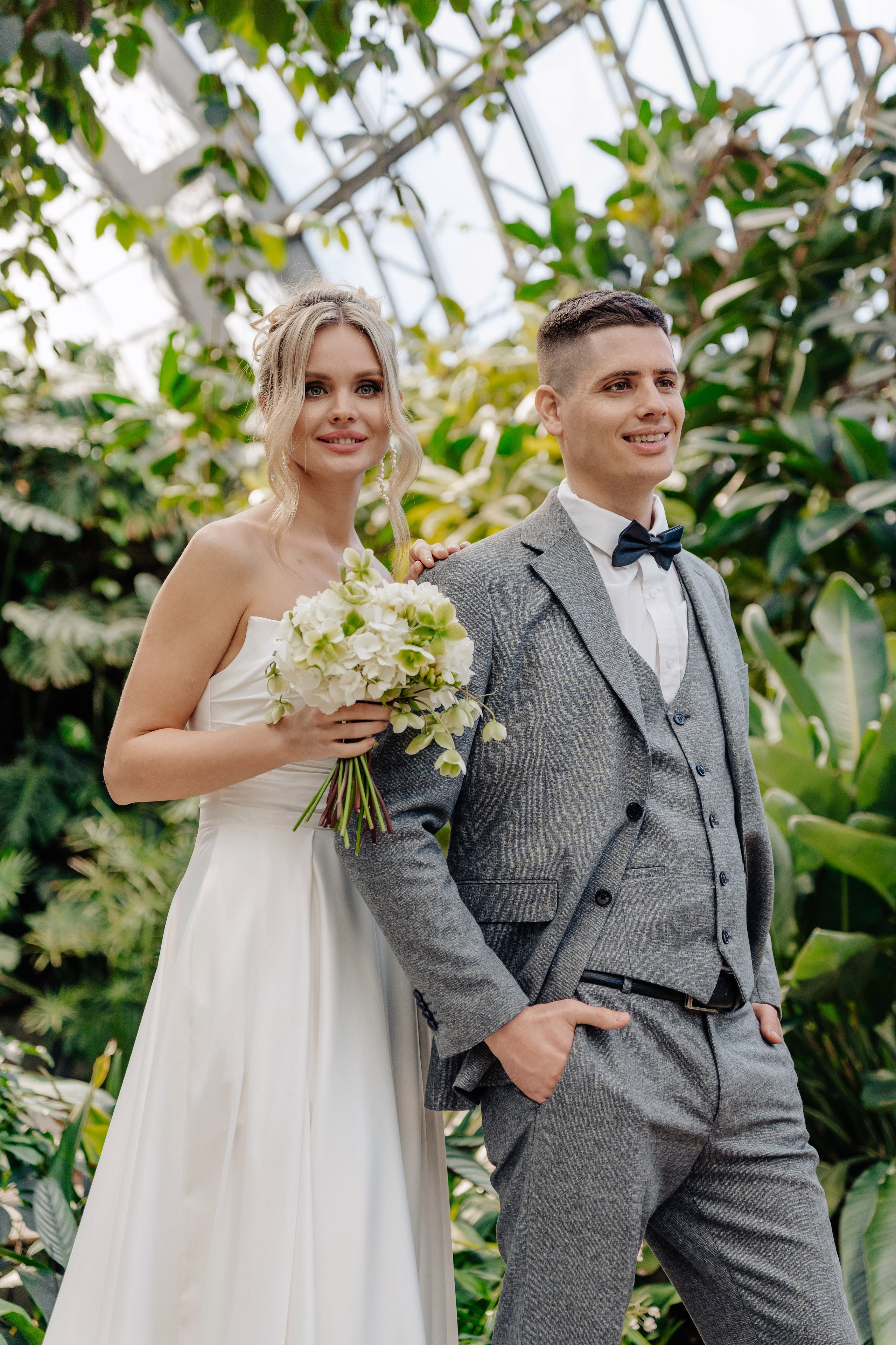 Свадебная в оранжерее. Михаил и Виктория. Фотограф Сергей Лукьяненко