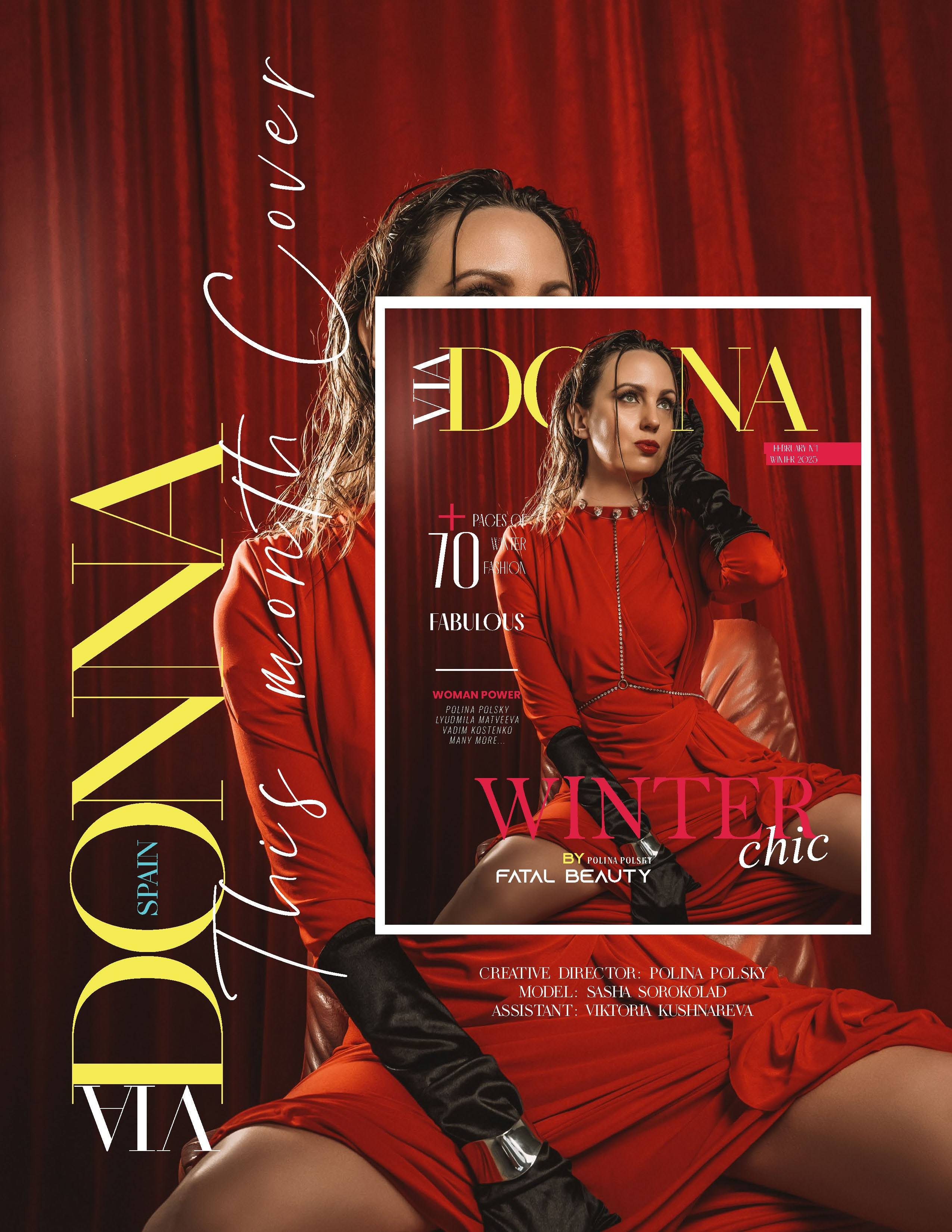 DONNA Madrid, Spain, FEBRUARY 2025. Фотограф в Москве, МО и России