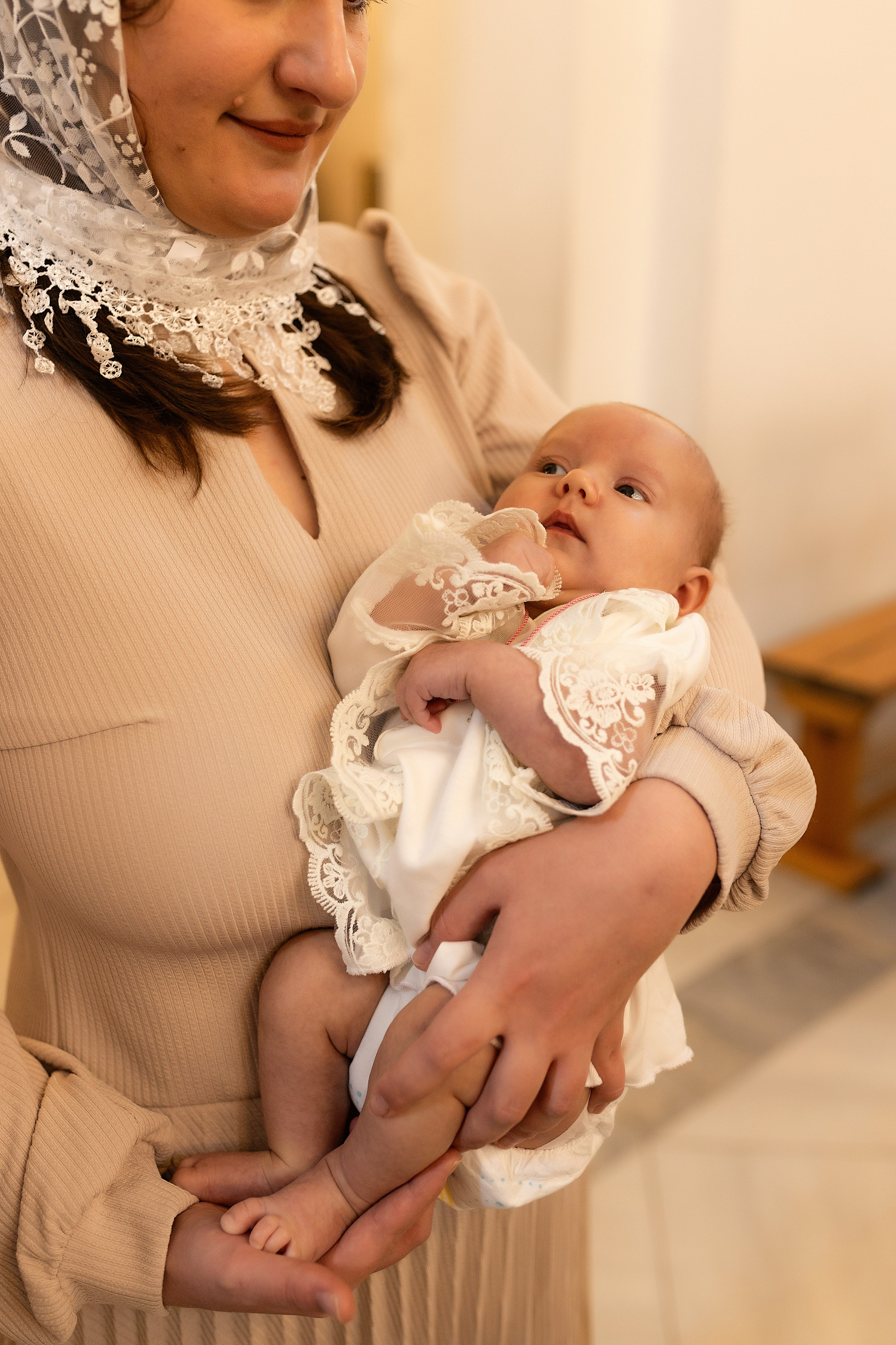 Таинство крещения Алисы. Фотограф в Железнодорожном и Балашихе