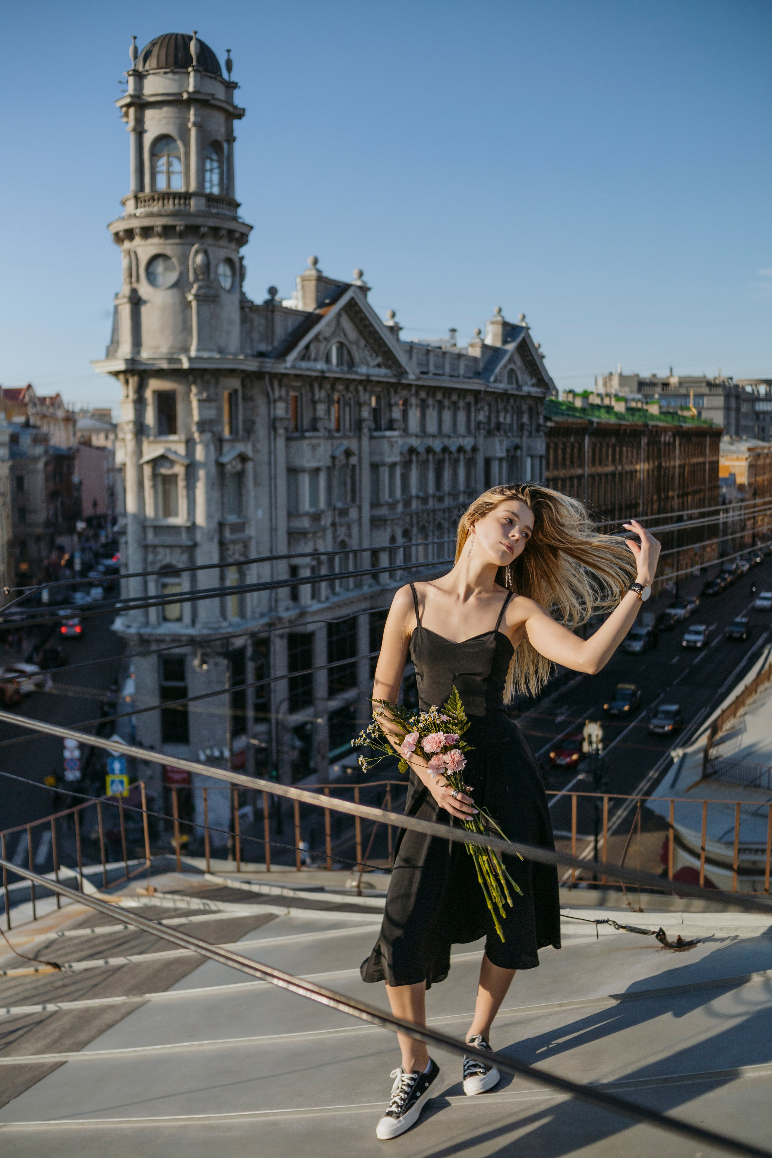 Фотосессия на крыше в Санкт-Петербурге. Портретный Фотограф Александр «Konevtsoph» В Санкт-Петербурге