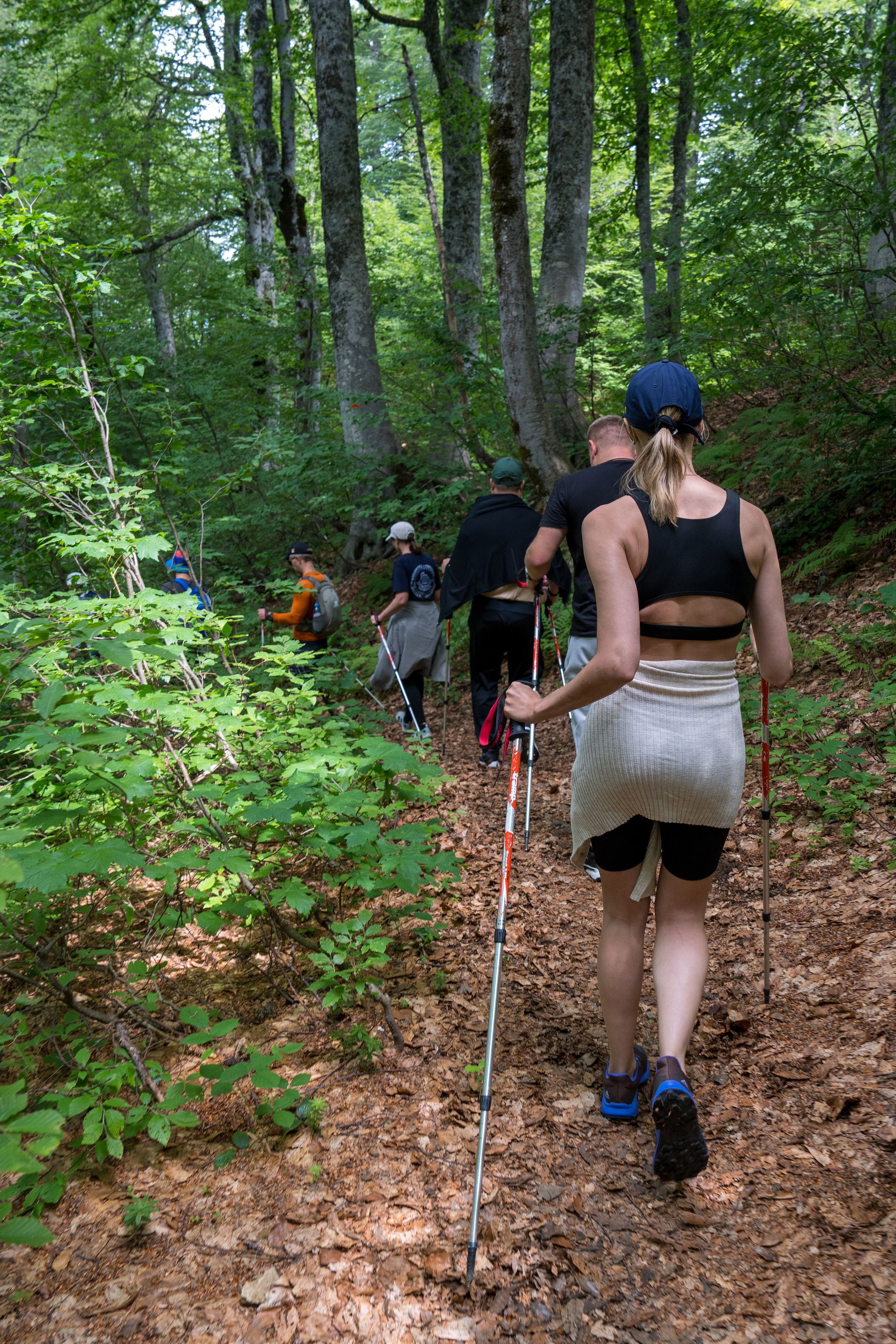 MICE мероприятие для компании «Доставка морем»: хайкинг к Ачипсинским водопадам. Репортажный фотограф в Красной Поляне и Сочи Павлюченко Екатерина