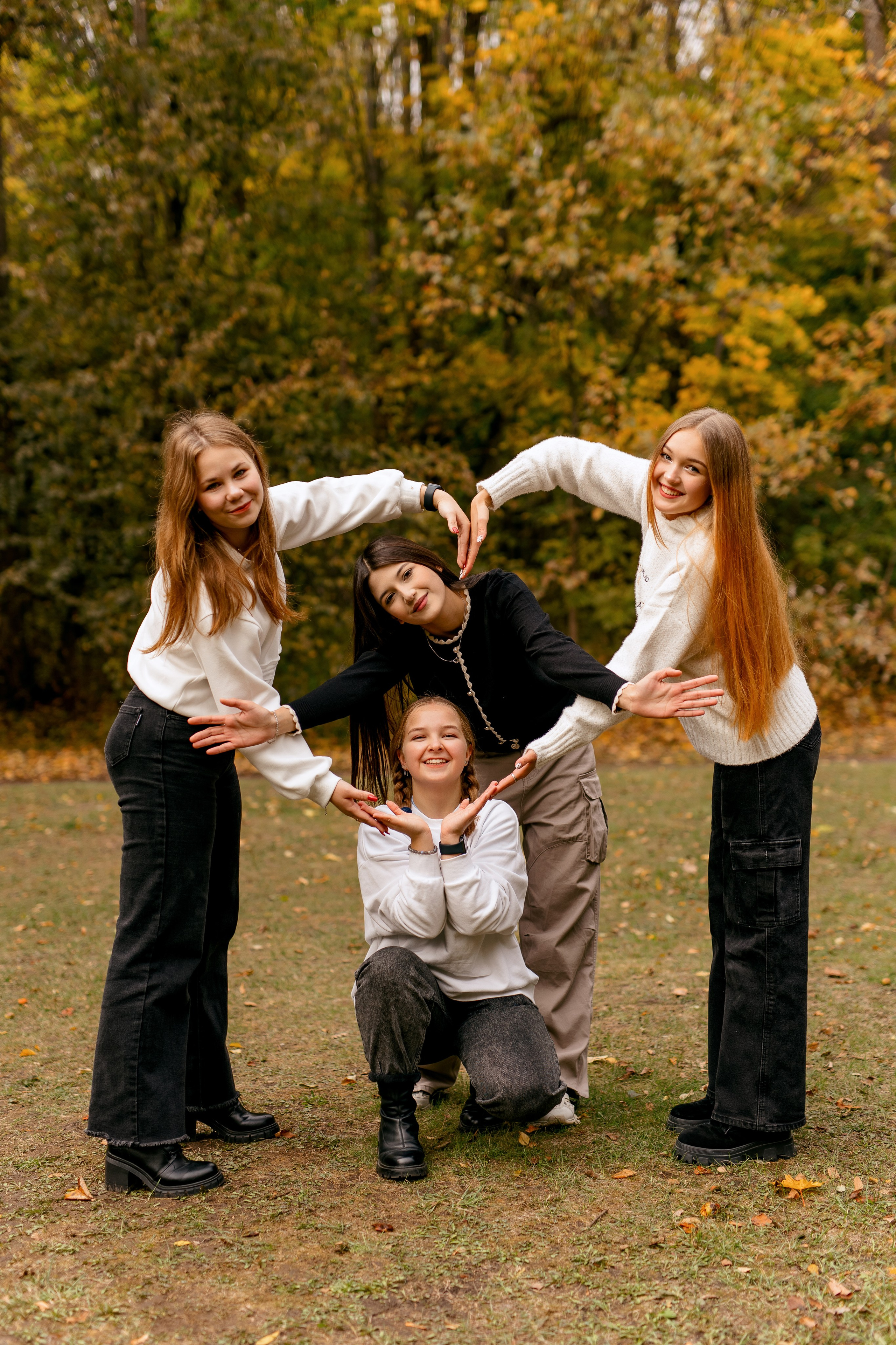 11 класс осенью в роще. Свадебный и семейный фотограф в Туле и области Маша Костина