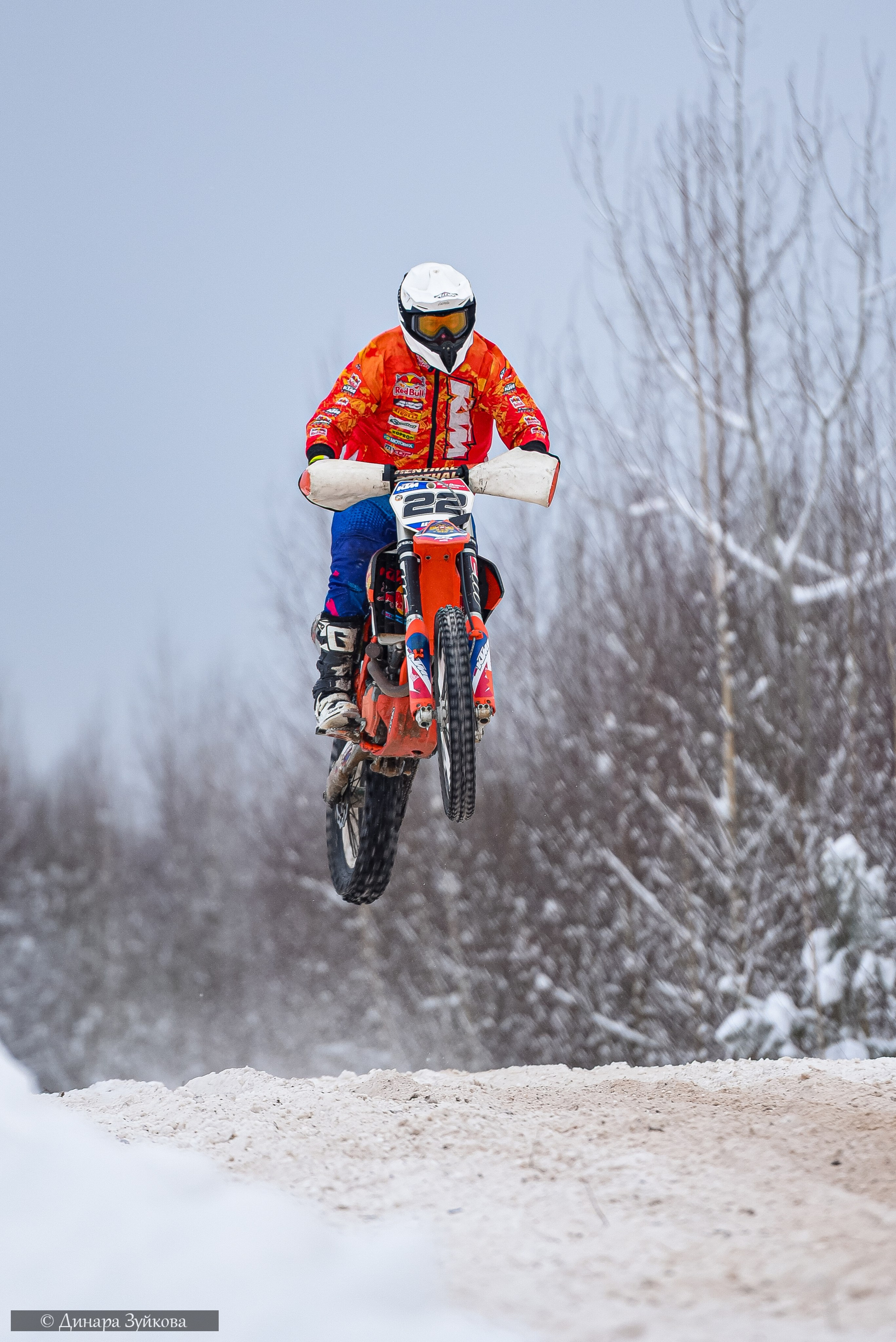 Новогодний мотокросс г. Вязники. Мотофотограф в Нижнем Новгороде Динара Зуйкова