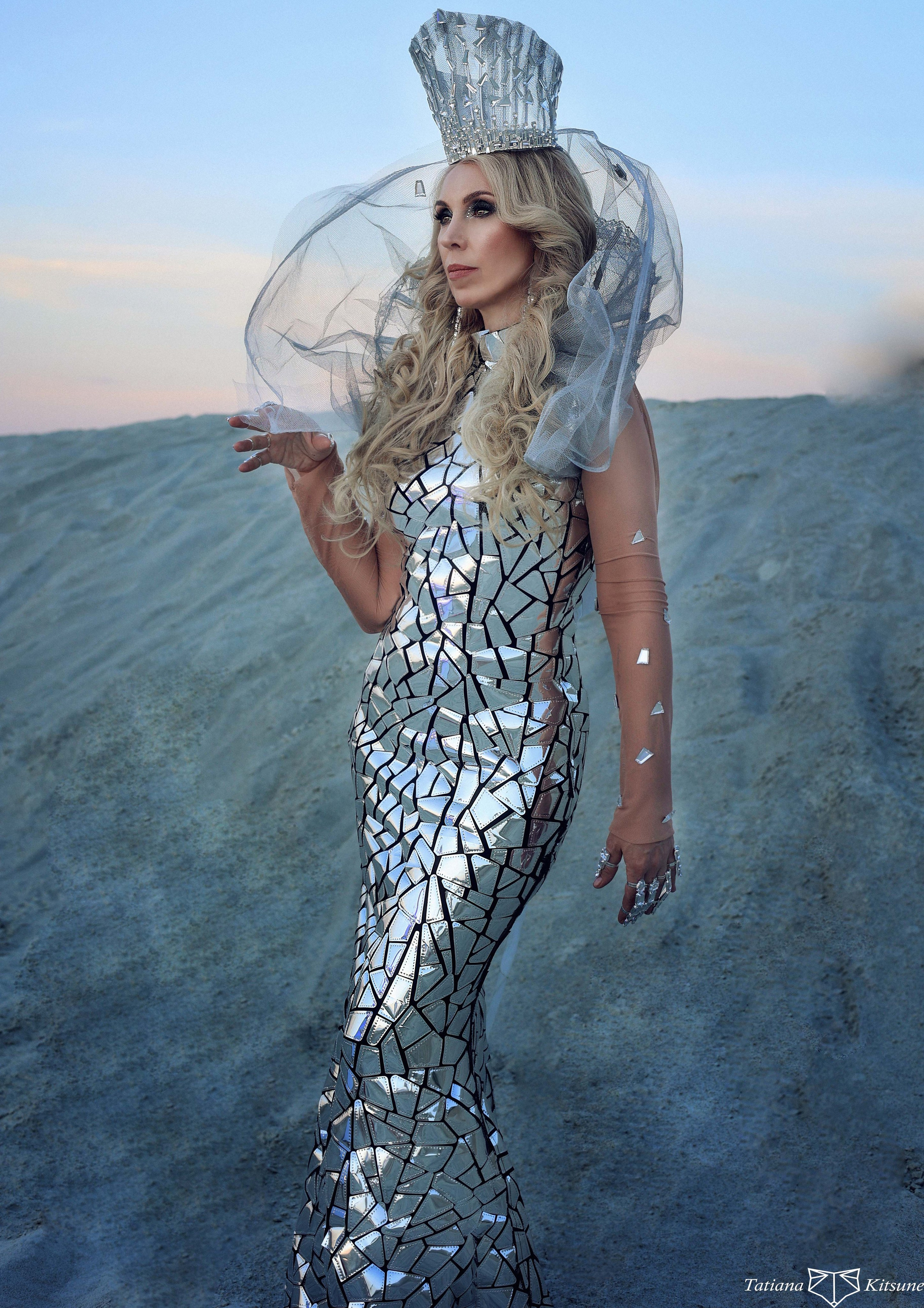 снежная королева , образ снежной королевы , костюм снежной королевы 