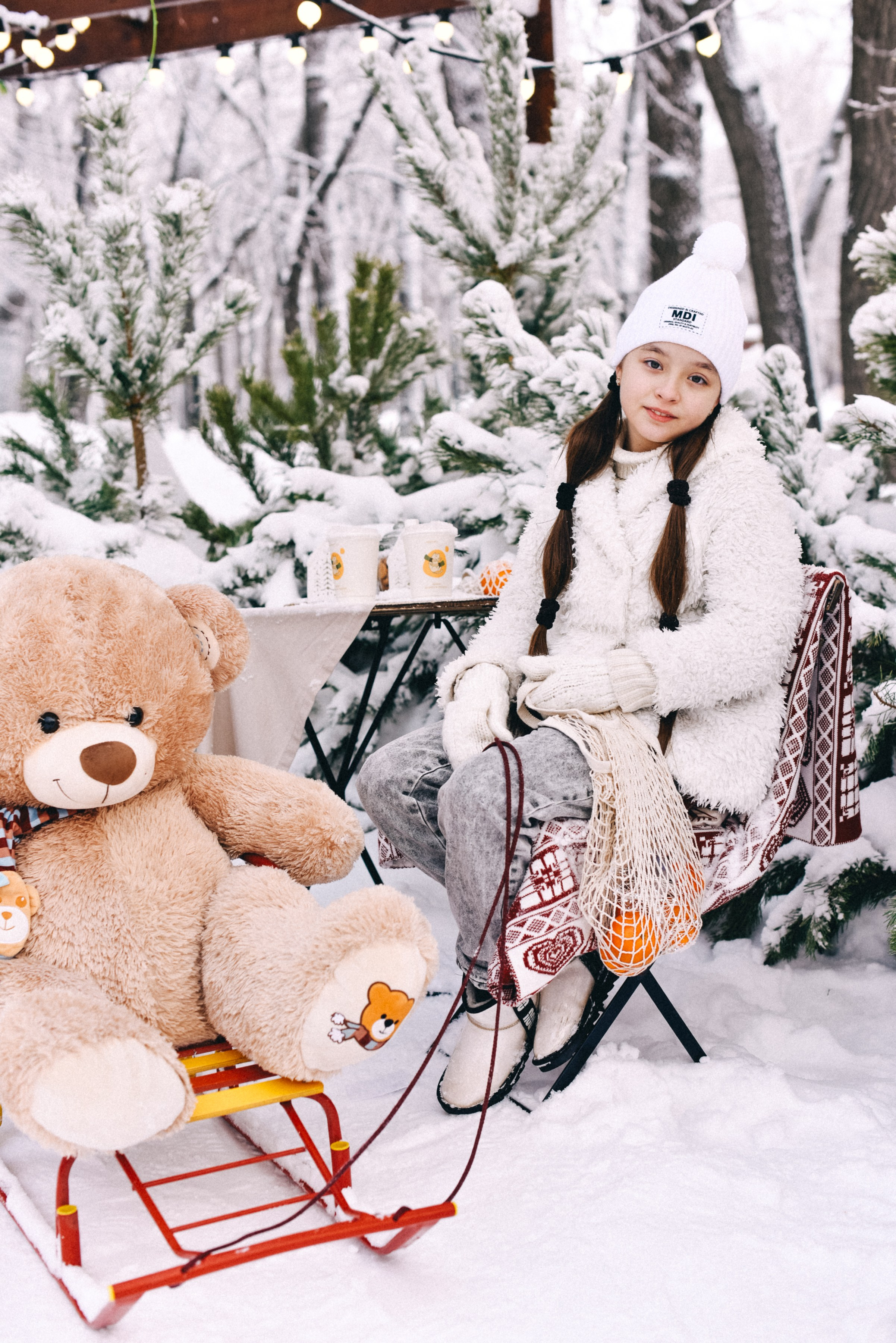 Девочки зима