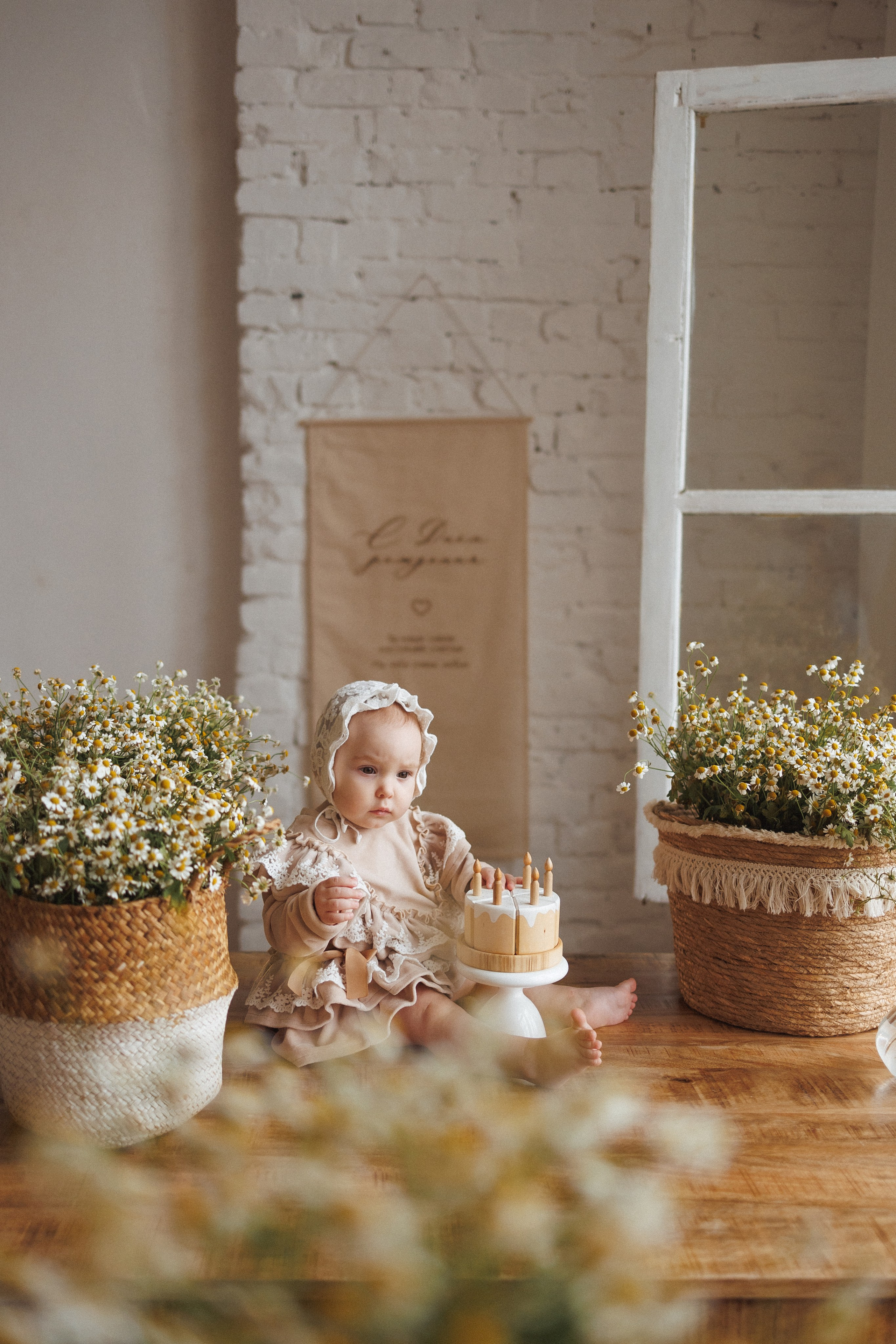 Фотосессия с Ромашками в фотостудии Space JOBS, город Краснодар. Семейный и детский фотограф в Краснодаре Анна Трашкова