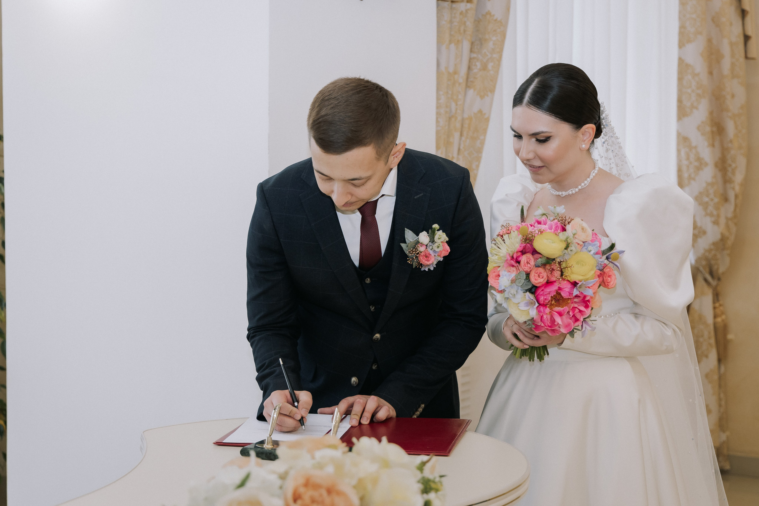 Яна и Святослав. Свадебный день. Свадебная фотография. Арина Рубах