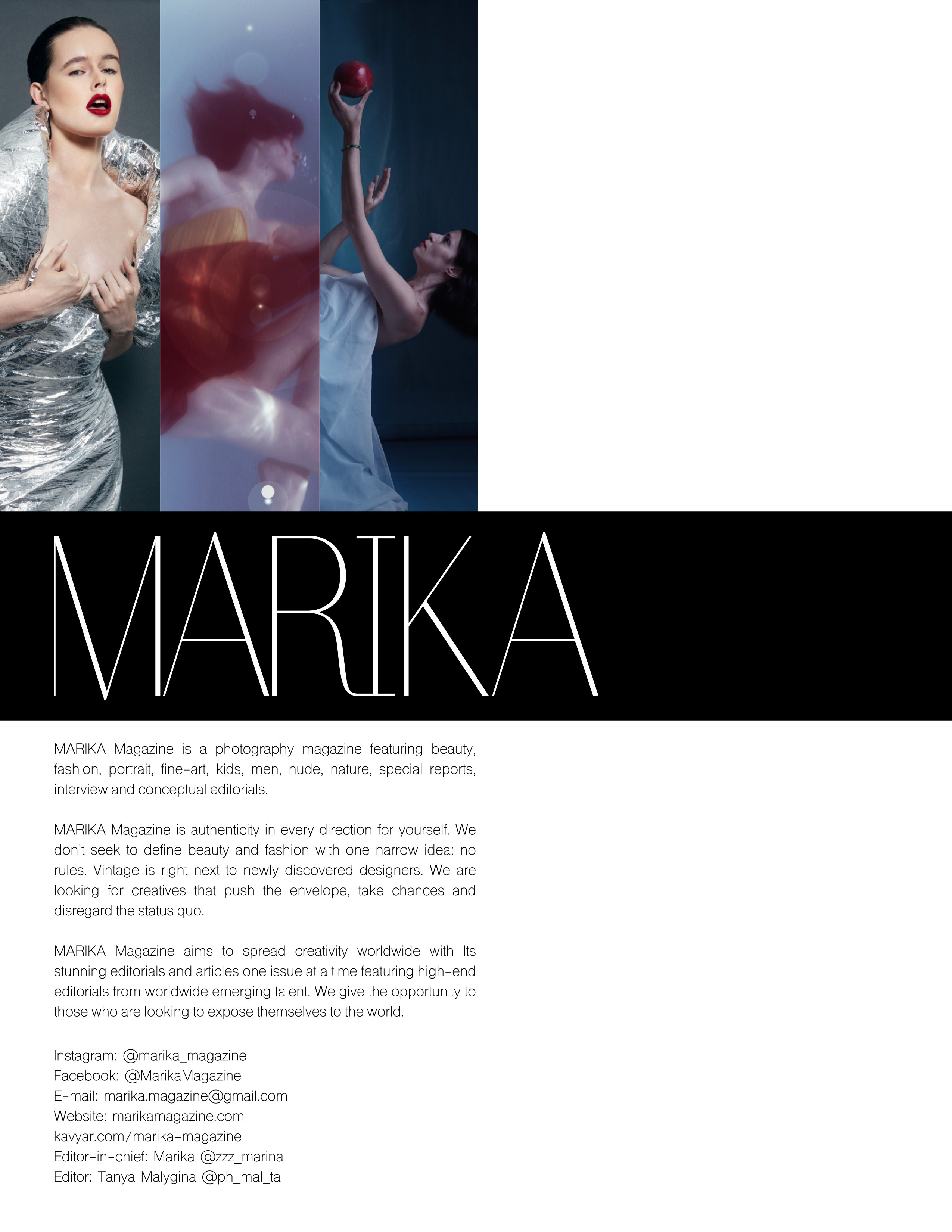 Marika. Фотограф Анна Кирнос