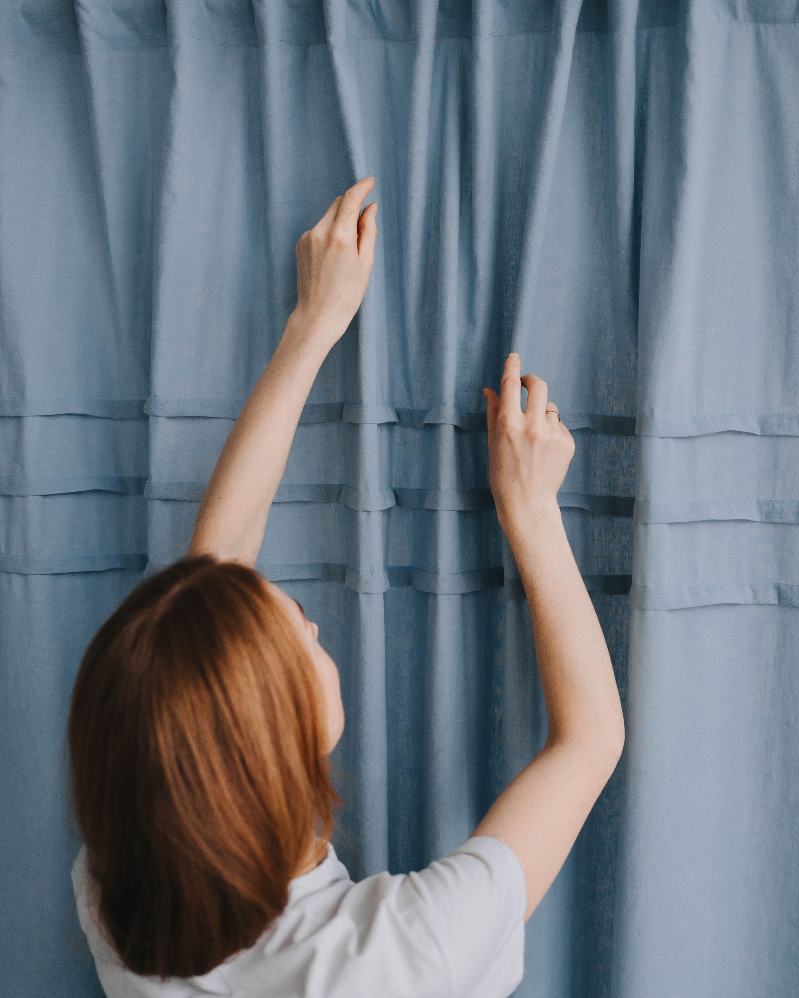 Льняные шторы «Dikaya morkov». Портретный фотограф в Минске Анна Волейко