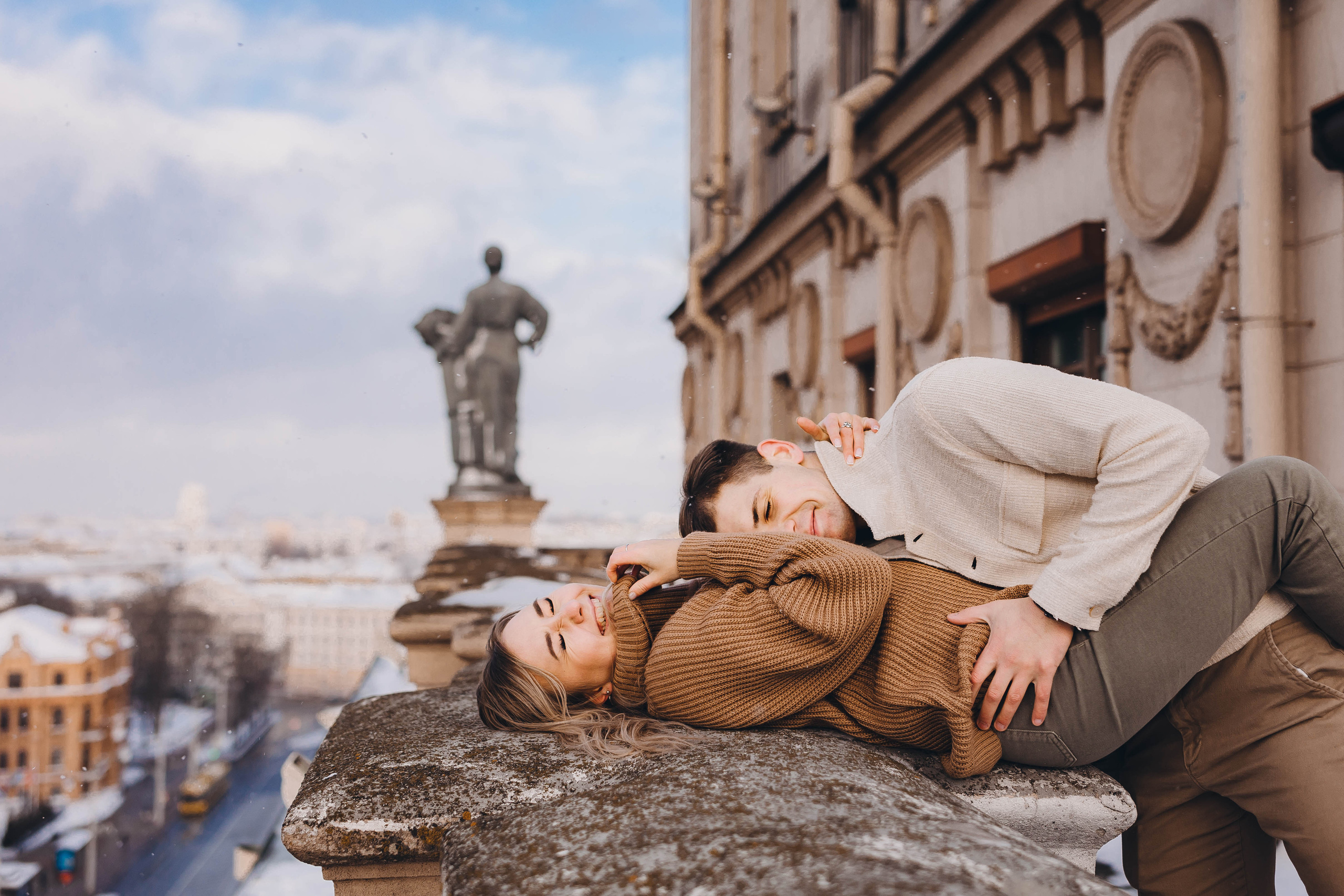 Свидание на балконе. Портретный фотограф в Минске Анна Волейко