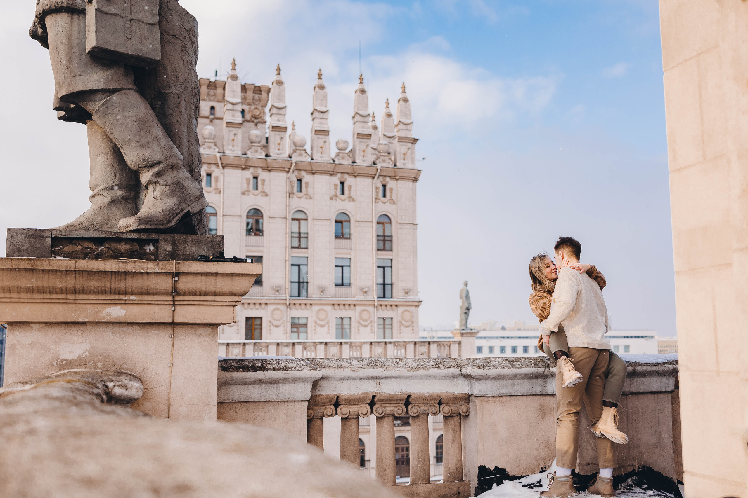 Свидание на балконе. Портретный фотограф в Минске Анна Волейко