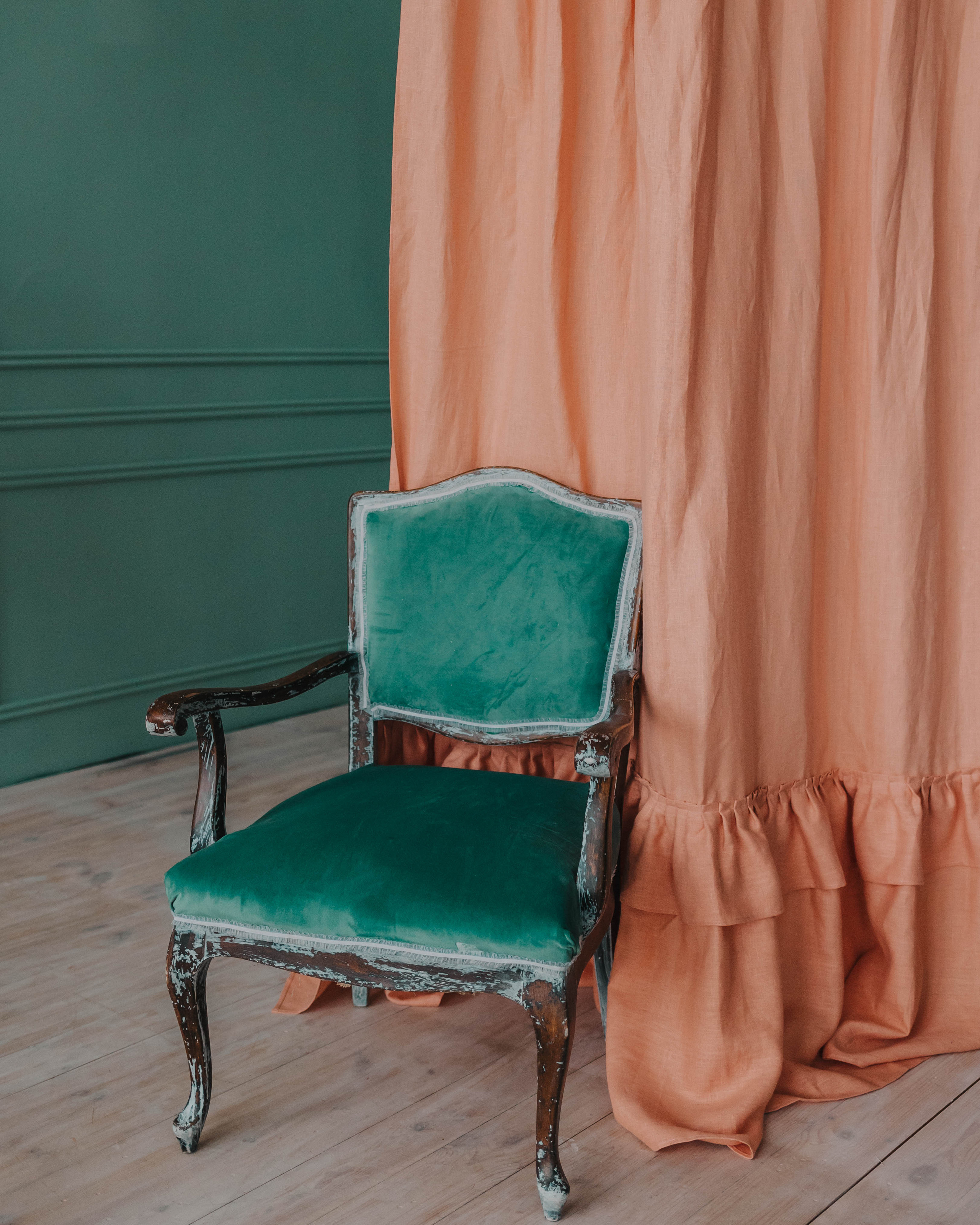 Льняные шторы «Dikaya morkov». Портретный фотограф в Минске Анна Волейко