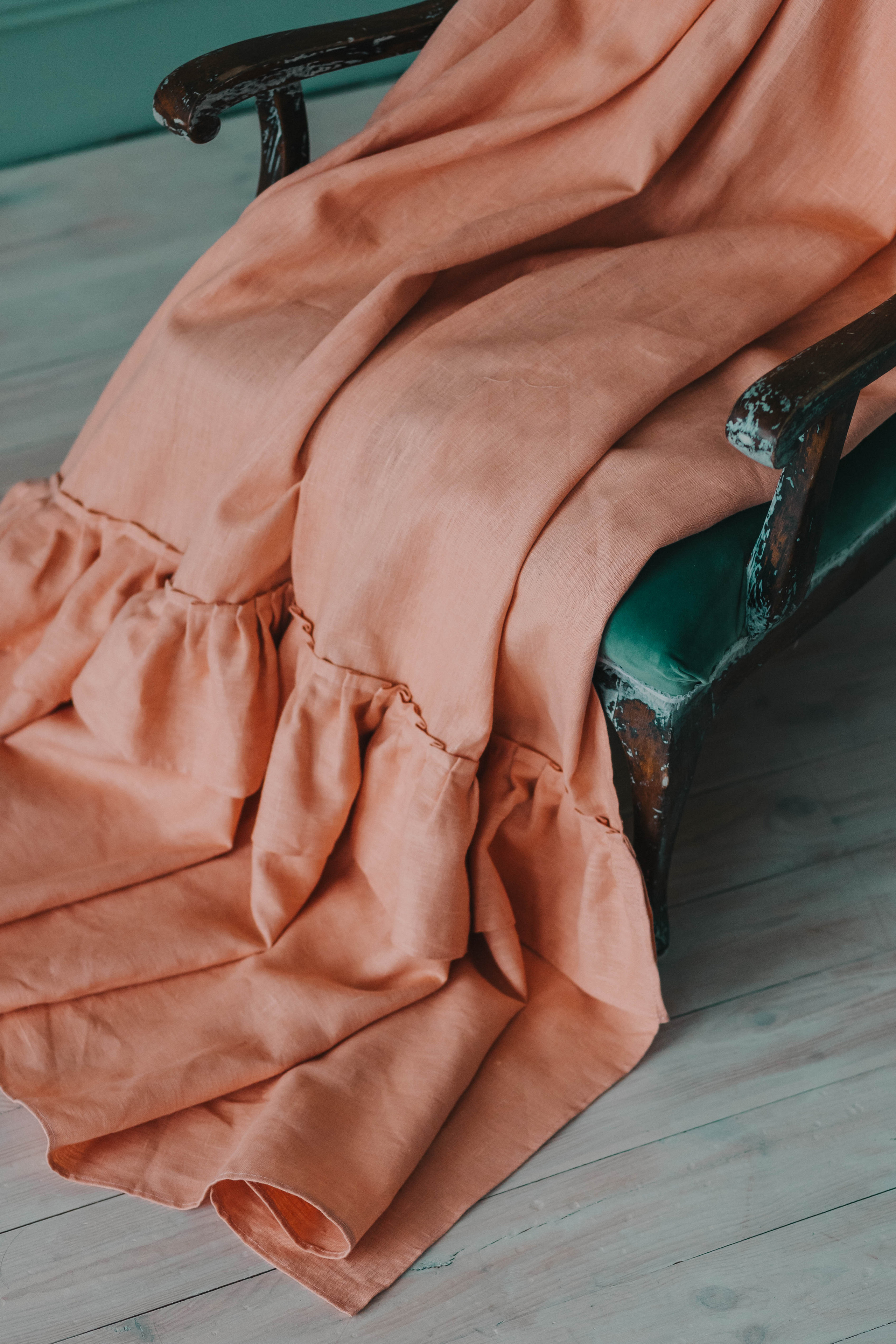 Льняные шторы «Dikaya morkov». Портретный фотограф в Минске Анна Волейко