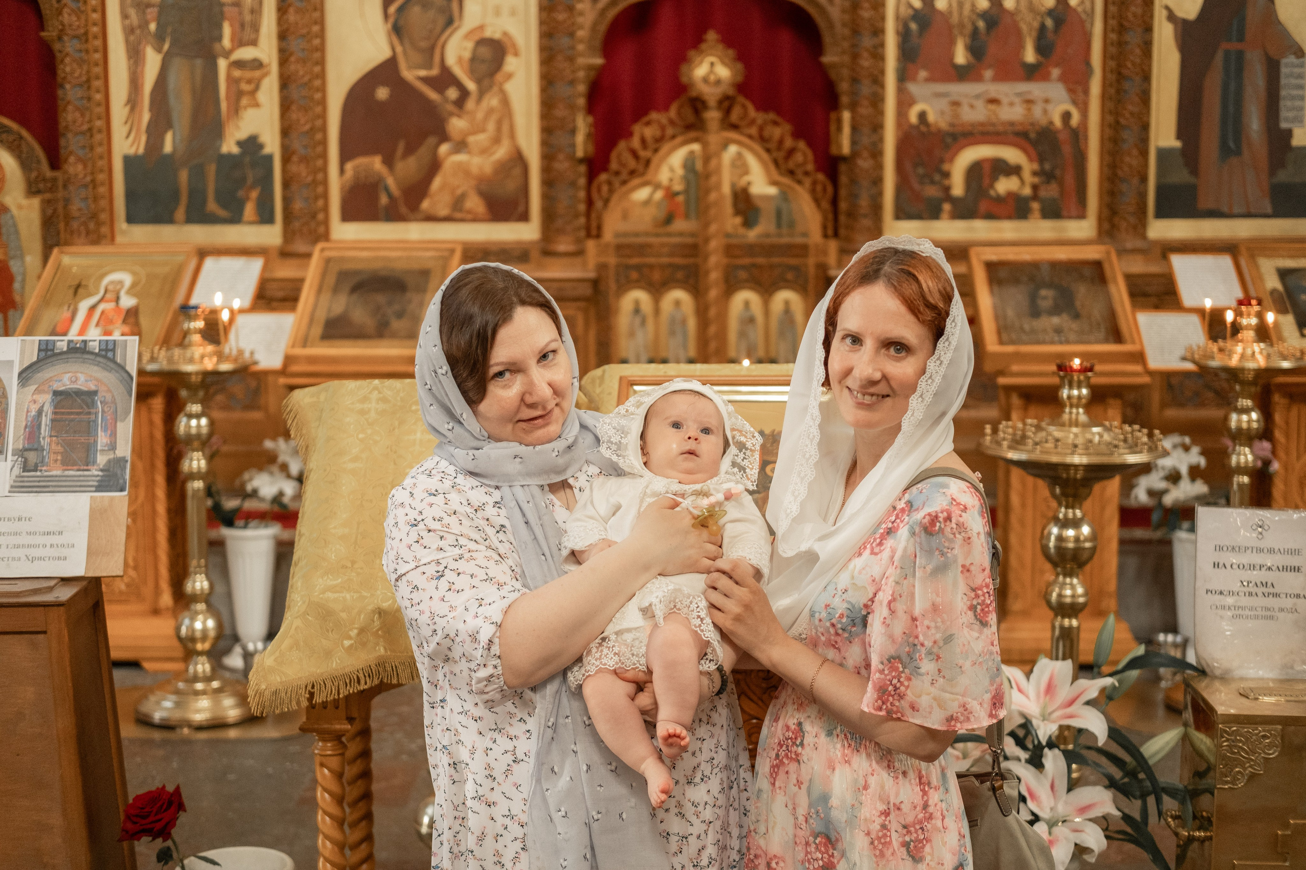 Крещение Златы. Фотограф новорождённых в Санкт-Петербурге Надежда Турченко