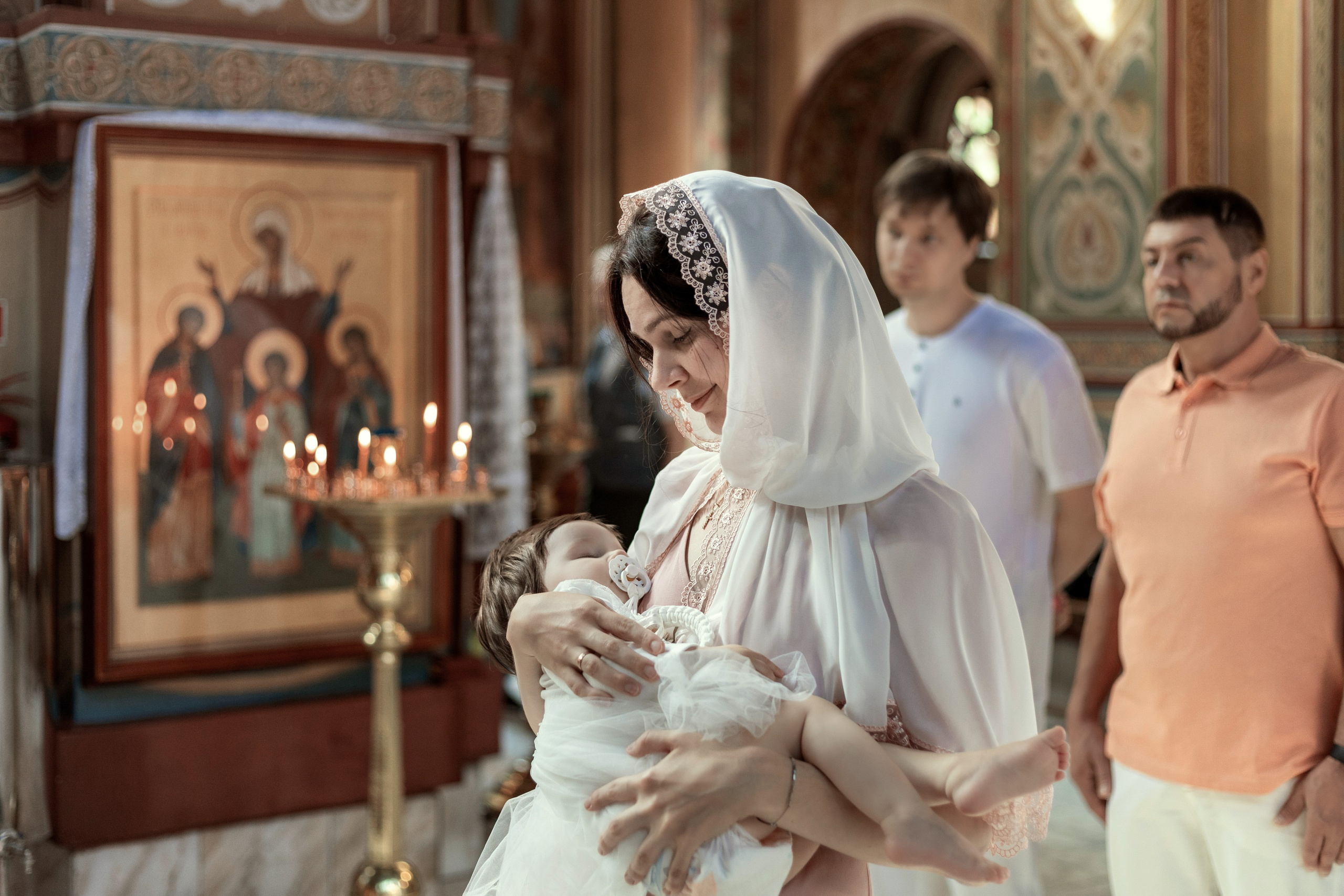 Таинство Крещение Антонины. ТОП Фотограф на Крещение и Венчание Железногорск Алексей Мещеряков