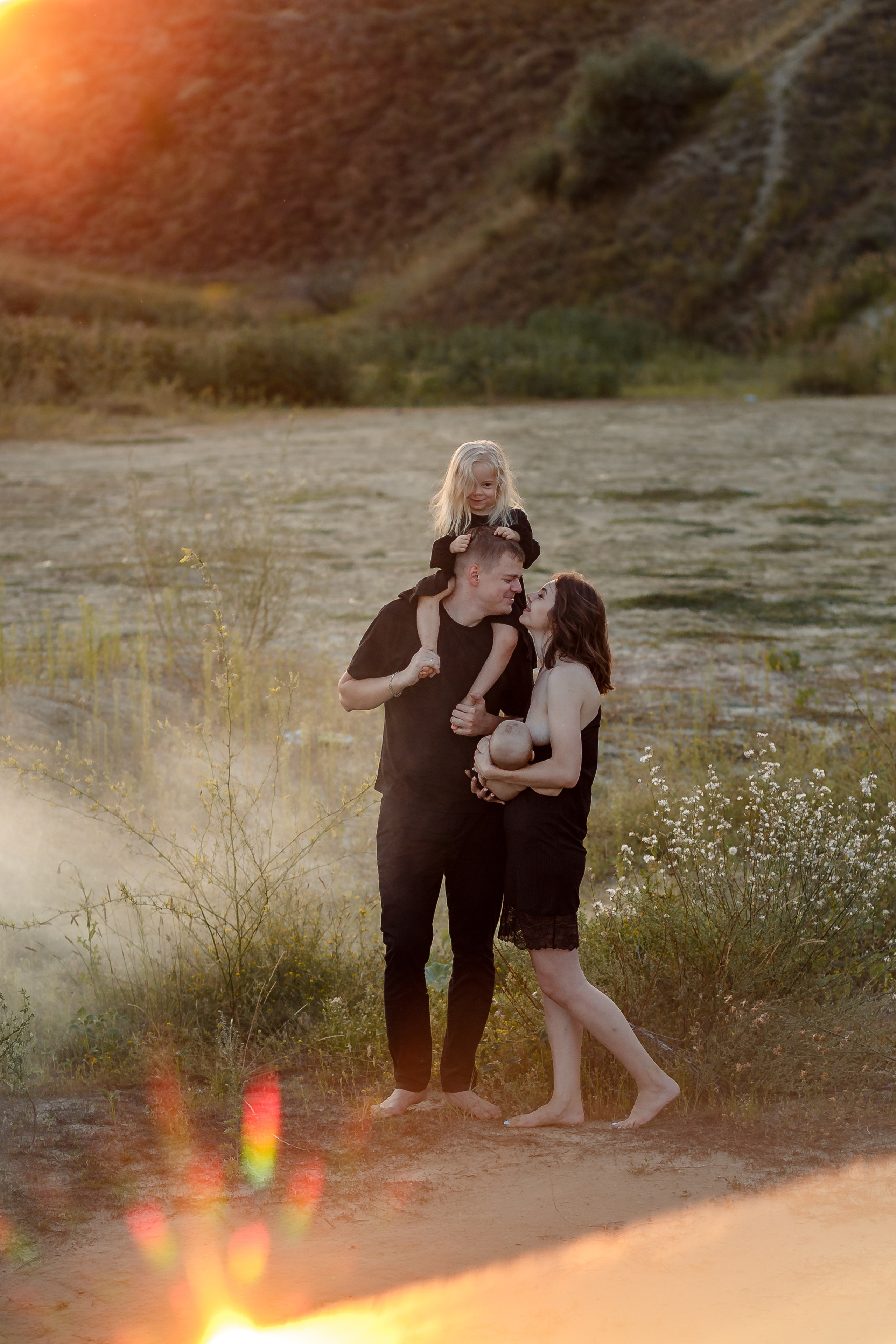 Закат в карьере. Семейный фотограф в Саратове Юлия Охотникова