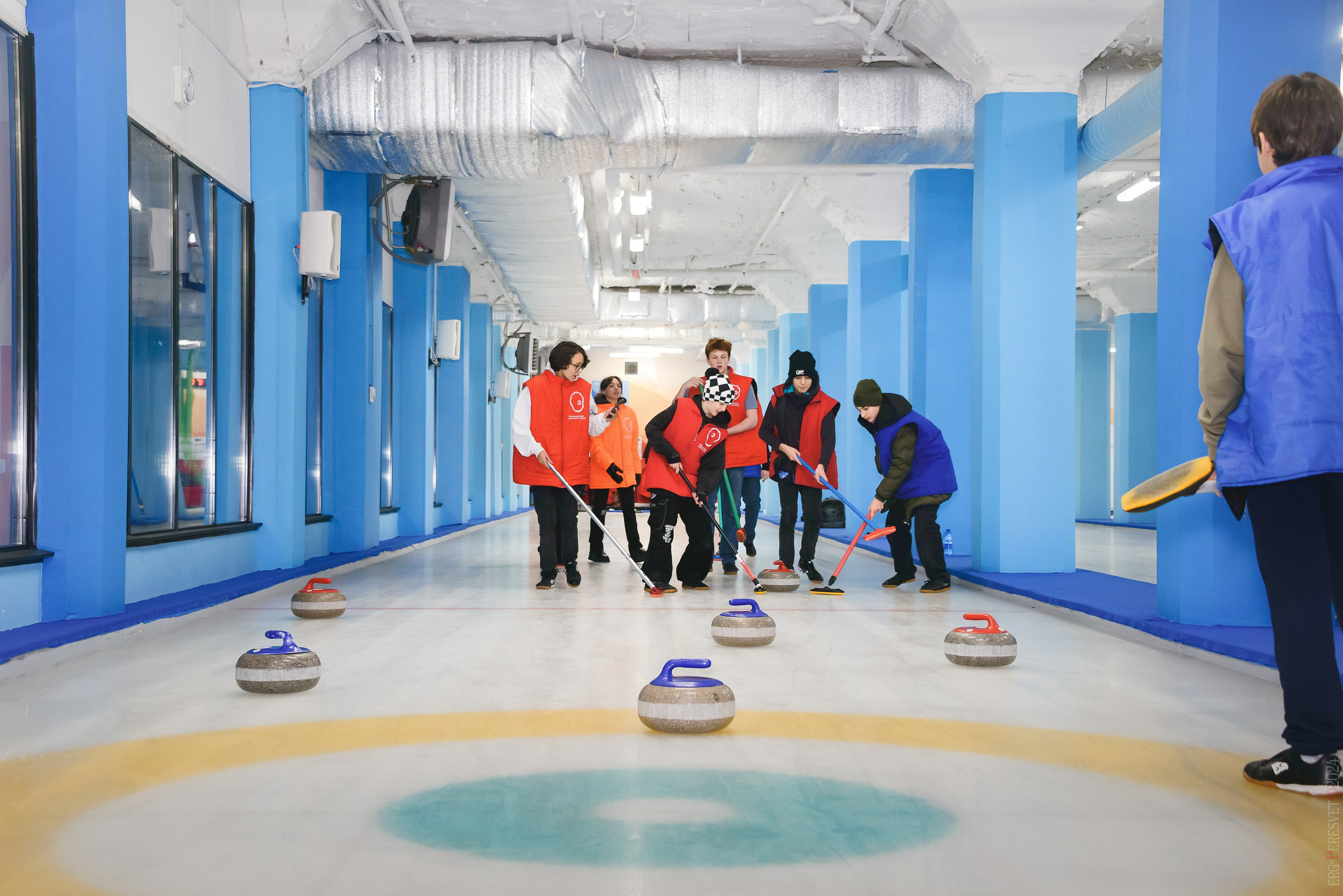 Кёрлинг, детский день рождения, Московский кёрлинг клуб. Ваш фотограф на праздник в Москве, Раменском, Жуковском, Люберцах