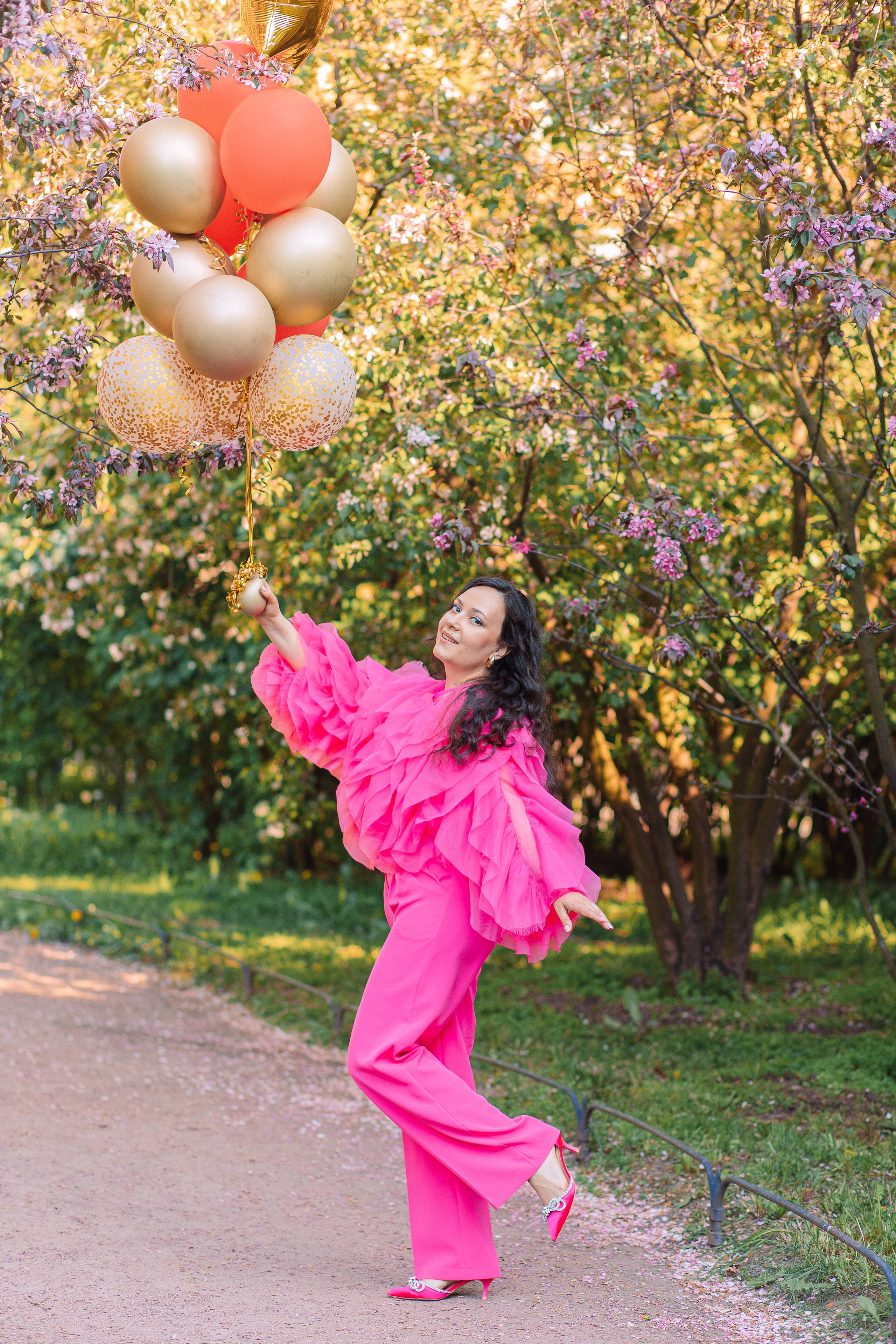 Летняя фотосессия в Польском саду в Санкт-Петербурге. Фотограф в Санкт-Петербурге, Анна Скворцова