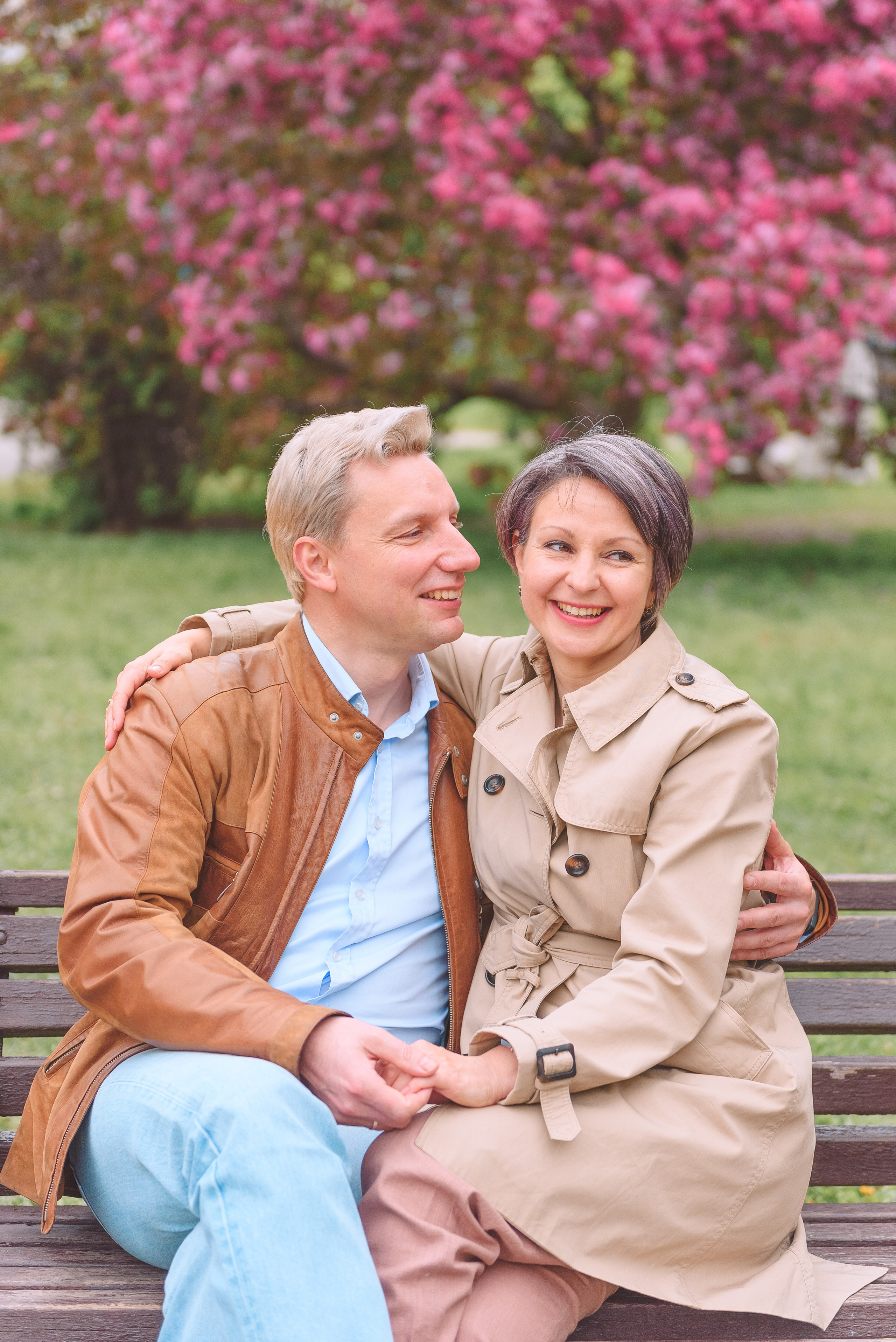 Весенняя прогулка Виктора и Наталии. Свадебный и семейный фотограф в Москве Юлия Винник