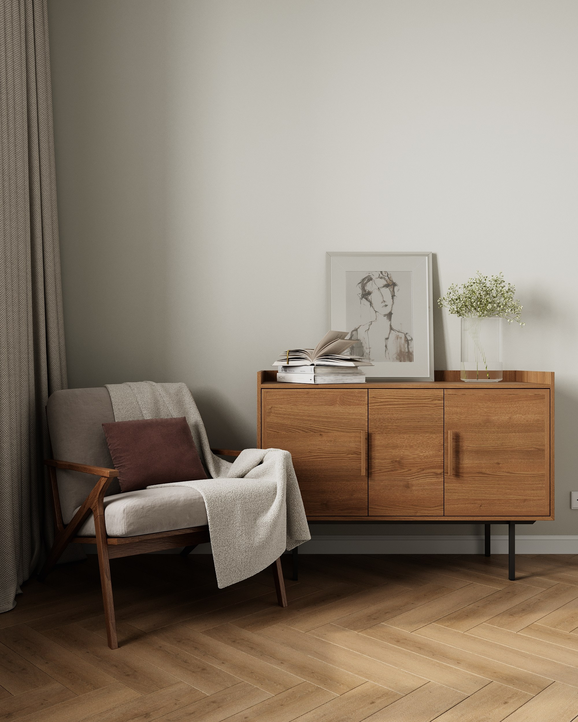 Квартира в сталинке. Студия 3D визуализации