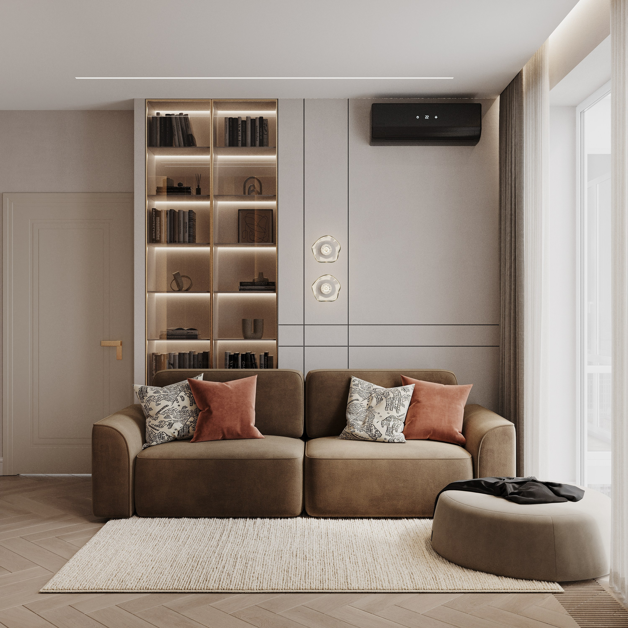 ЖК Наука 73 кв.м, г. Санкт-Петербург. 3d визуализатор Анастасия Науменко