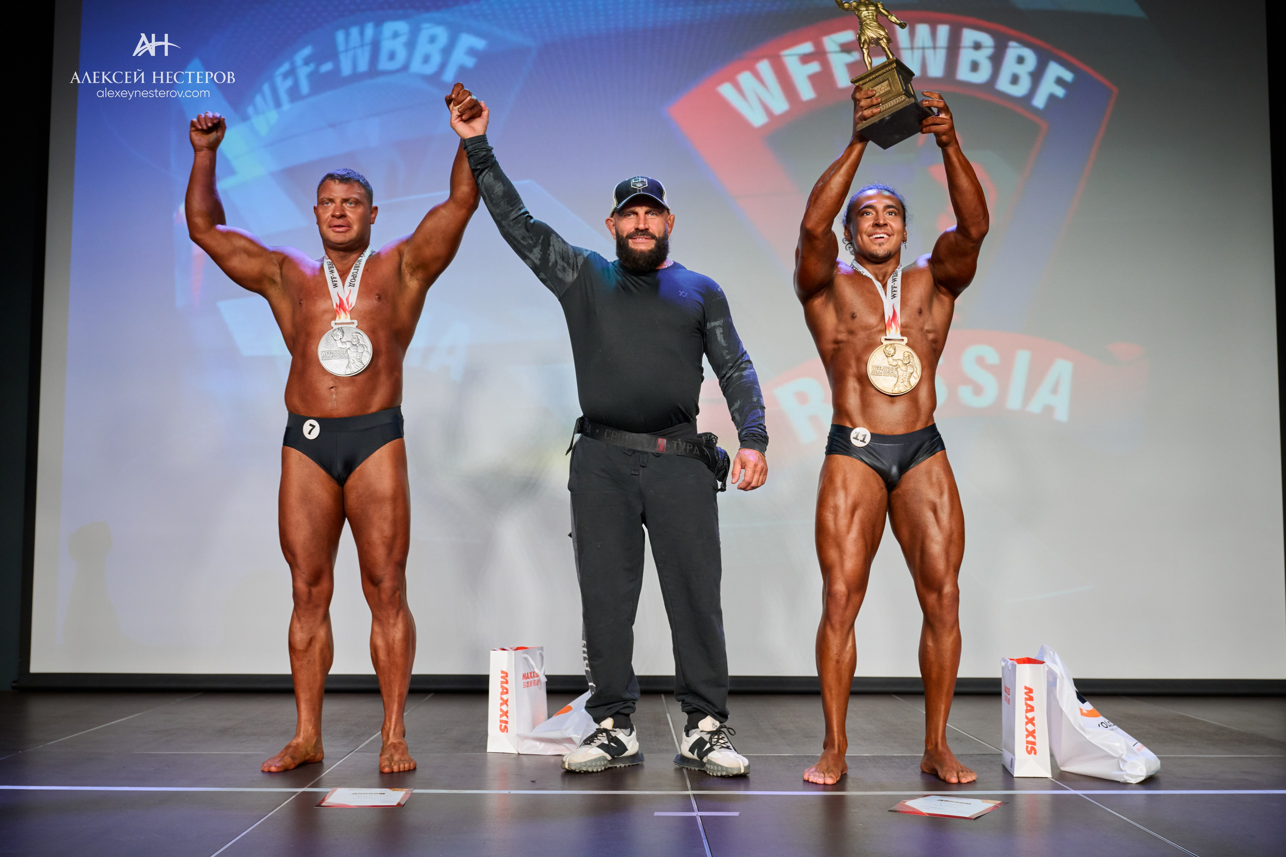 Фото с турнира «Прометей 2, WFF-WBBF Russia» 26 октября 2025. Спортивный фитнес фотограф Алексей Нестеров