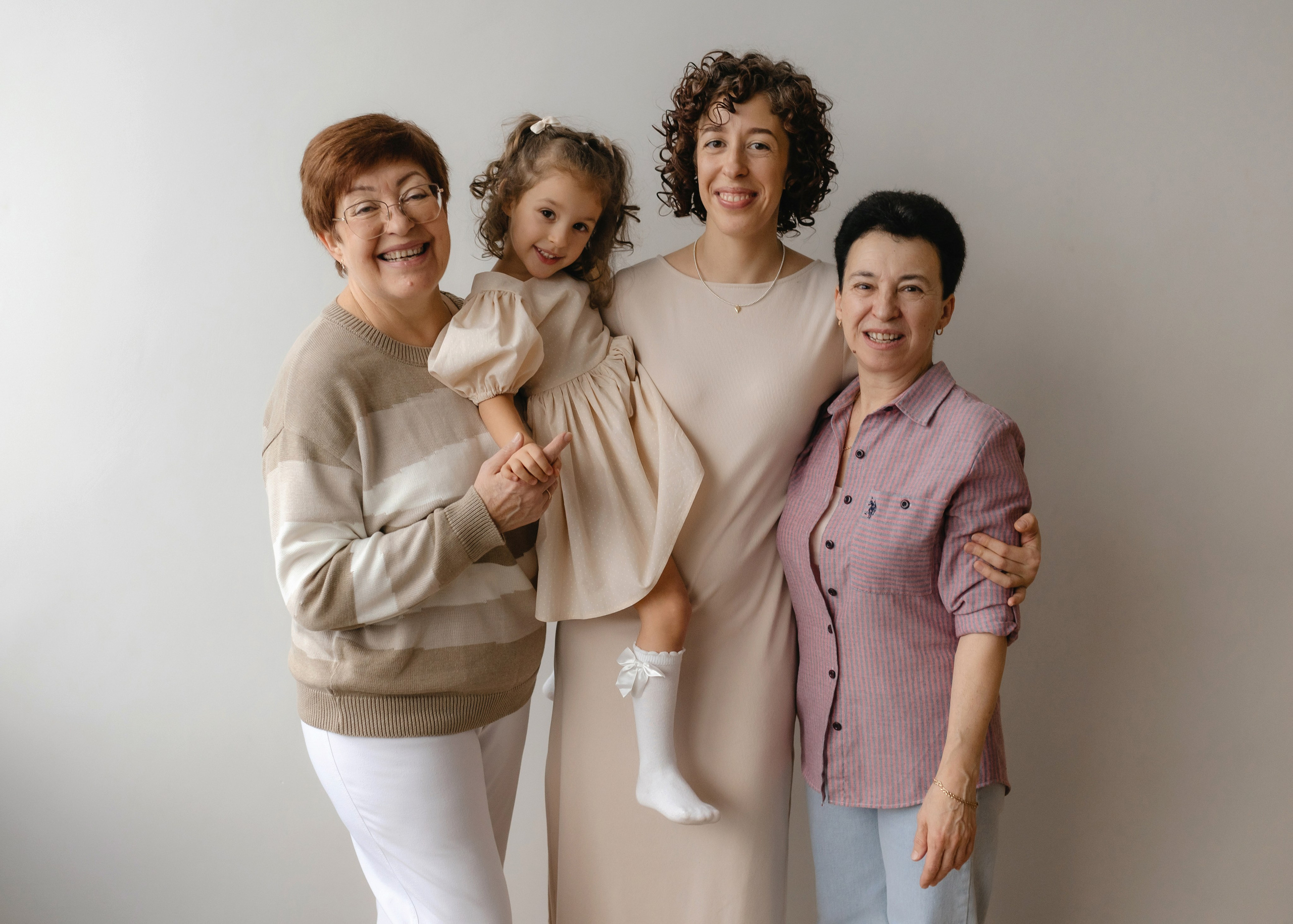 Семейная новогодняя съемка в студии. Семейный и портретный фотограф Нижний Новгород