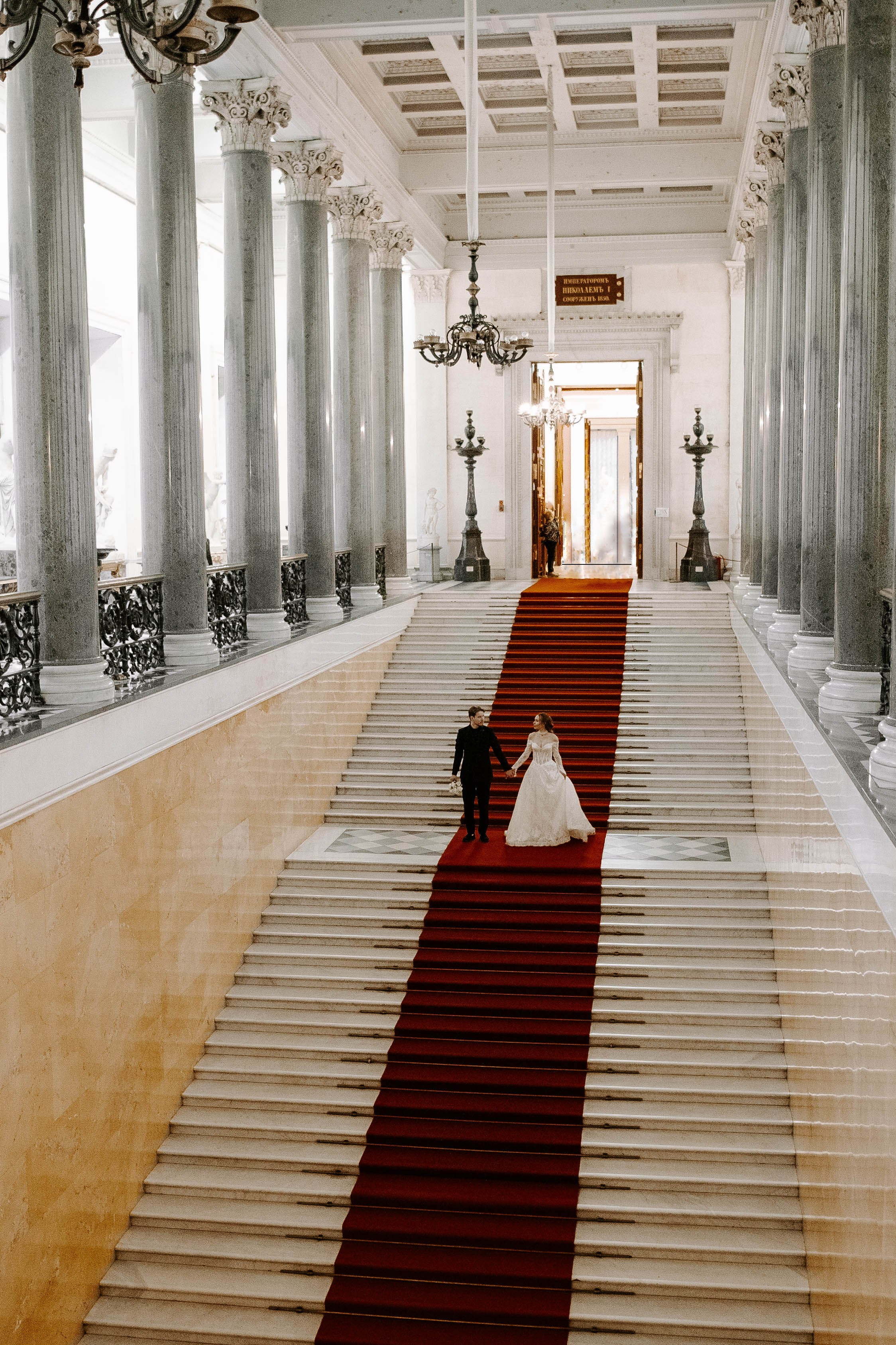 Ольга и Глеб / Эрмитаж. Фотограф Veronika Potaseva