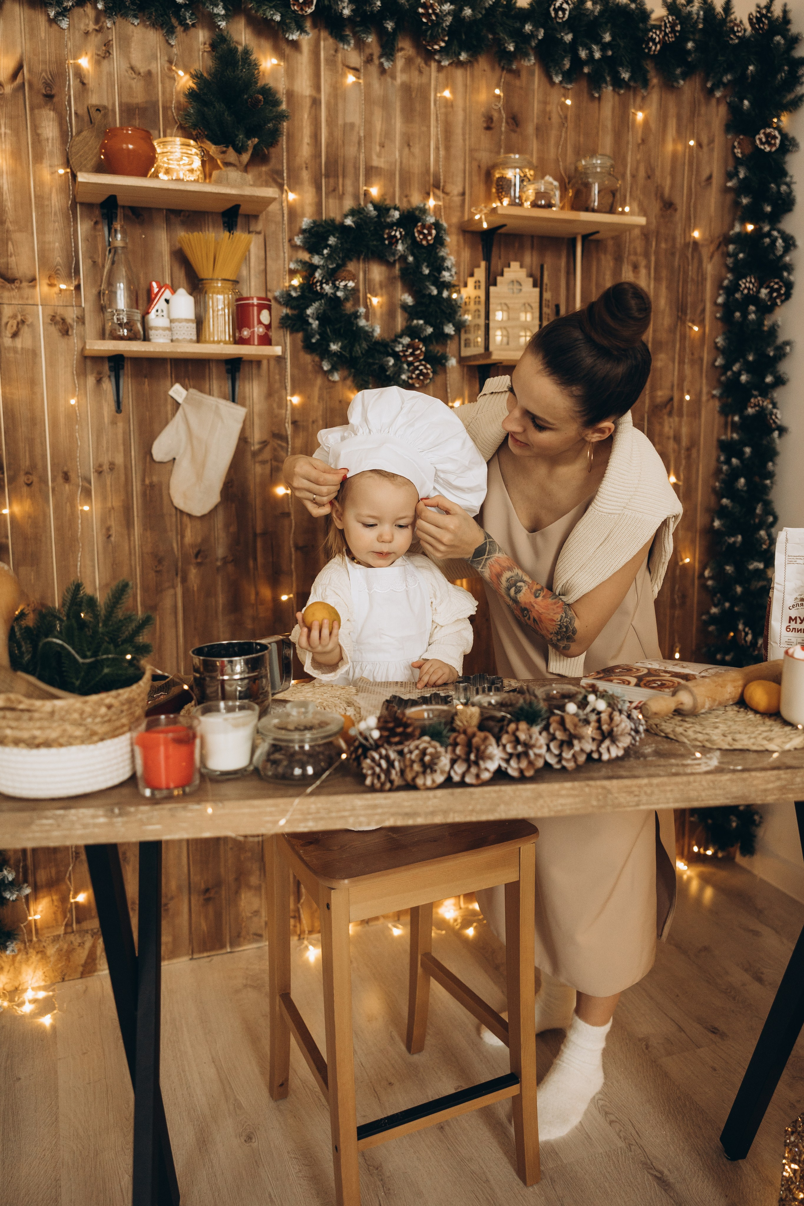 Ольга и Мирослава НГ. Семейный фотограф в Москве Виктория Ястребинская