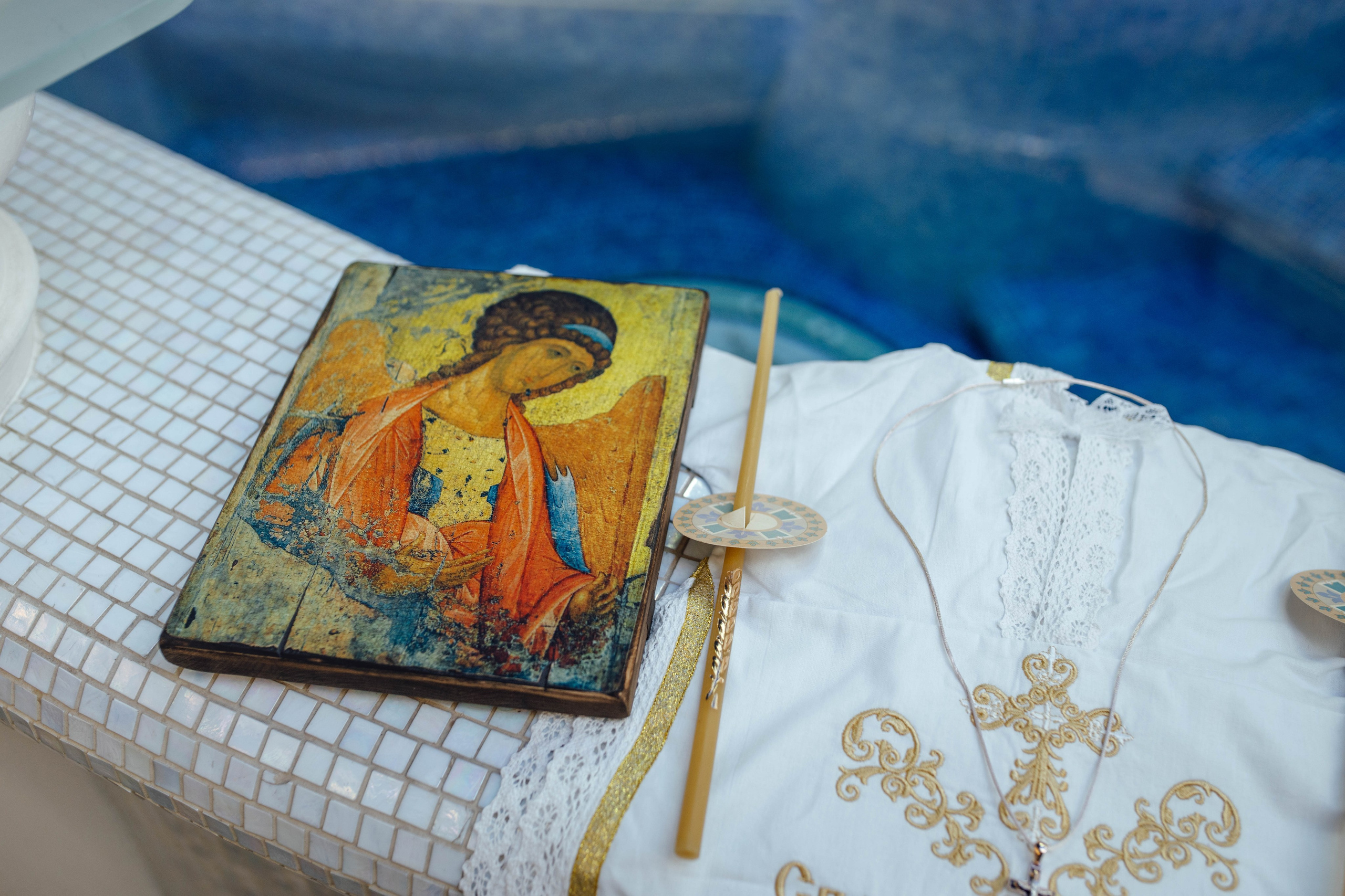 Крещение Михаила, храм Святой Троицы, июнь 2025