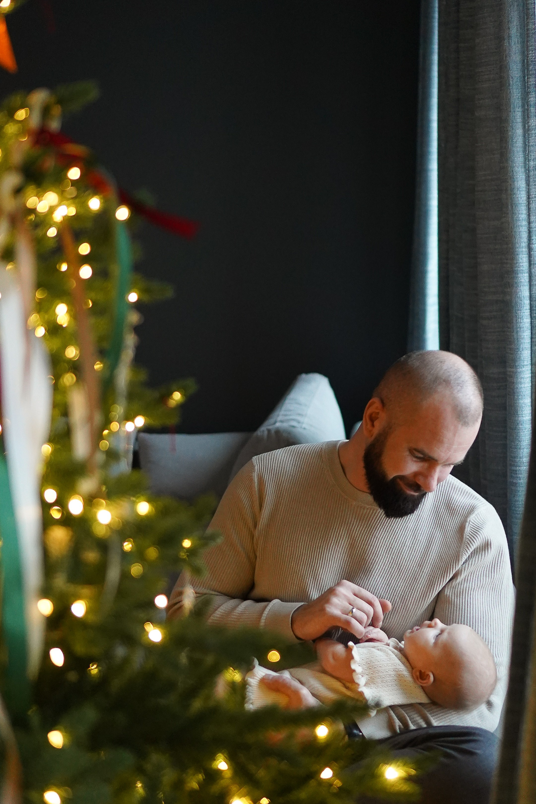 Новый год вчетвером. Семейный фотограф в Москве Коровушкина Наталья. Съемка контента