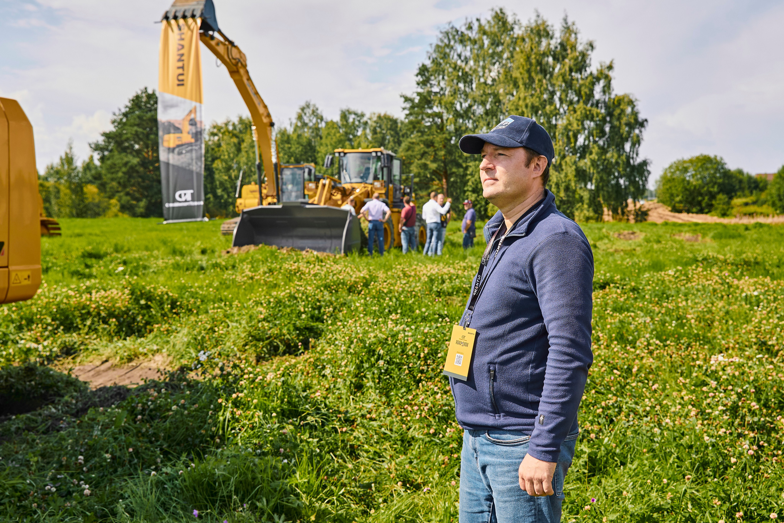 Презентация спец. техники Shantui. Фотограф Александра Иванова