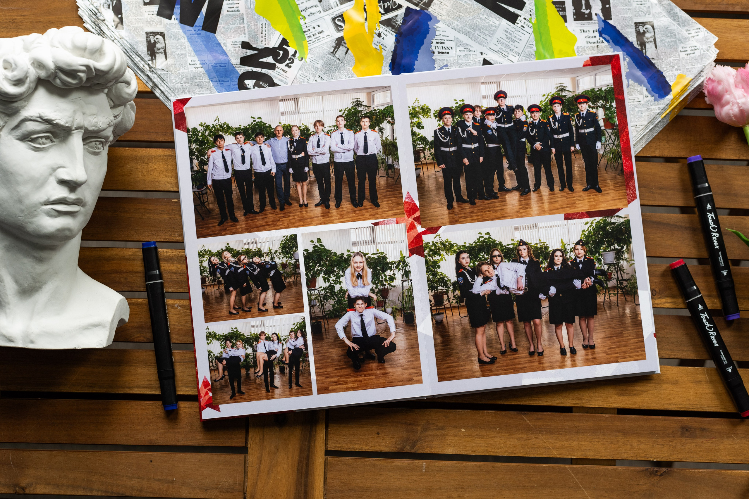 Дизайн кадетам. Выпускные альбомы в Подольске Москве и МО