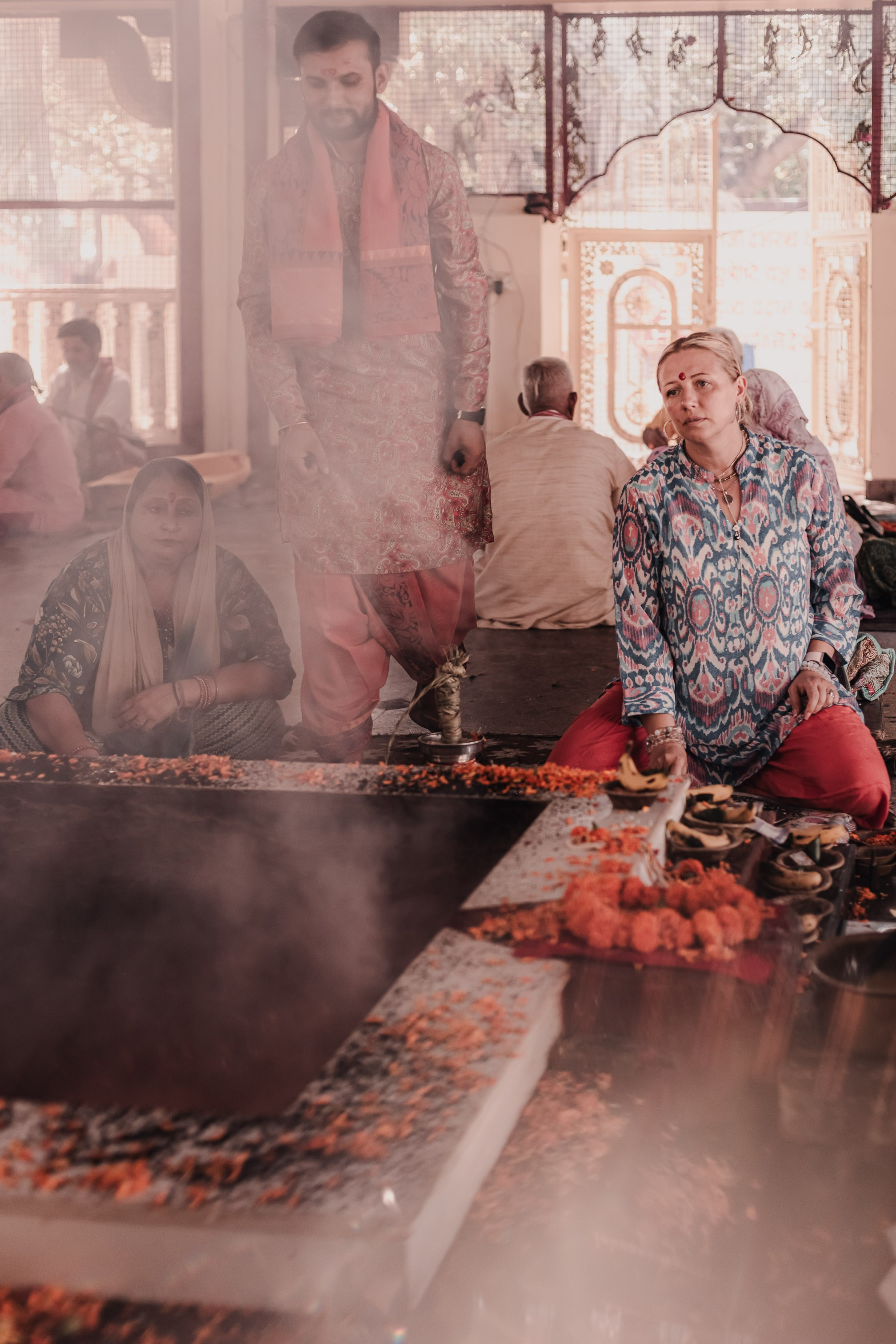 Navaratri yajna at Devraha Baba Ji ashram. Мариам Багдасарян