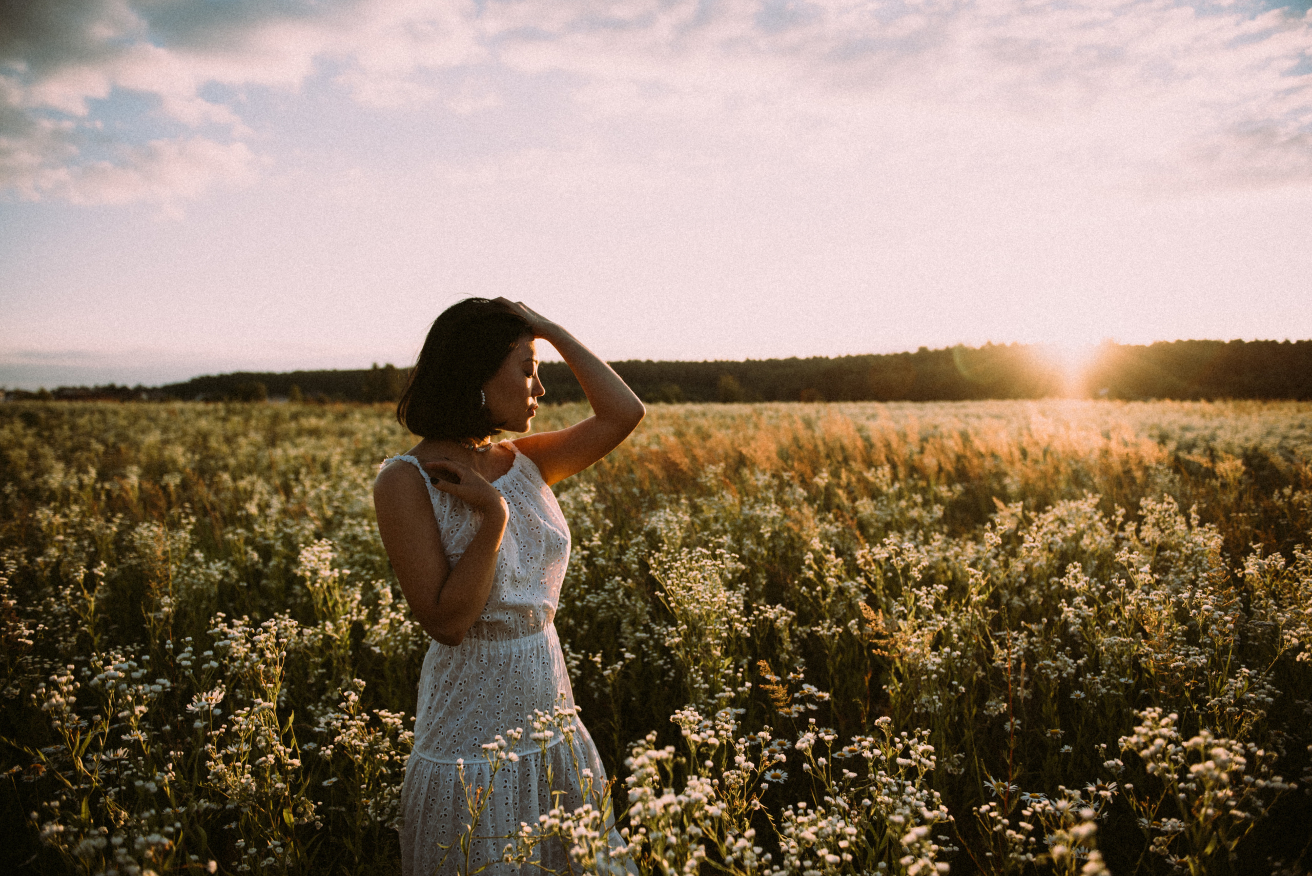 Свидание с ромашками. Фотограф Москва Татьяна Гайдаржи