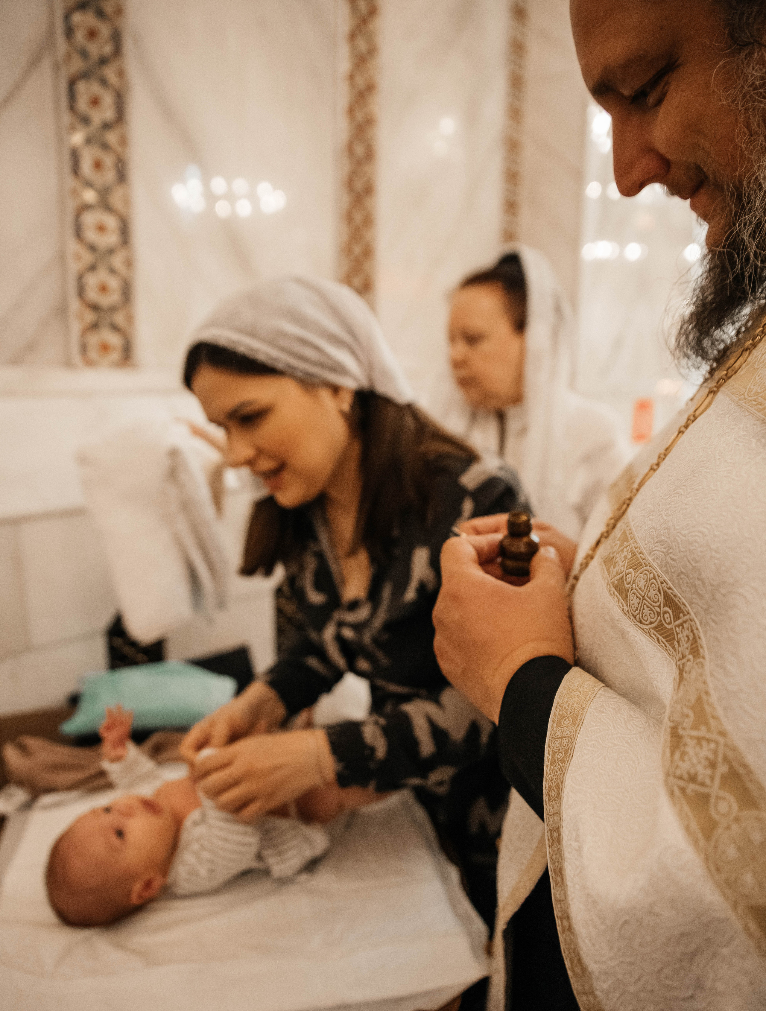 Фотосессия Крещения ребенка в Москве. Свадебный и семейный фотограф в Москве