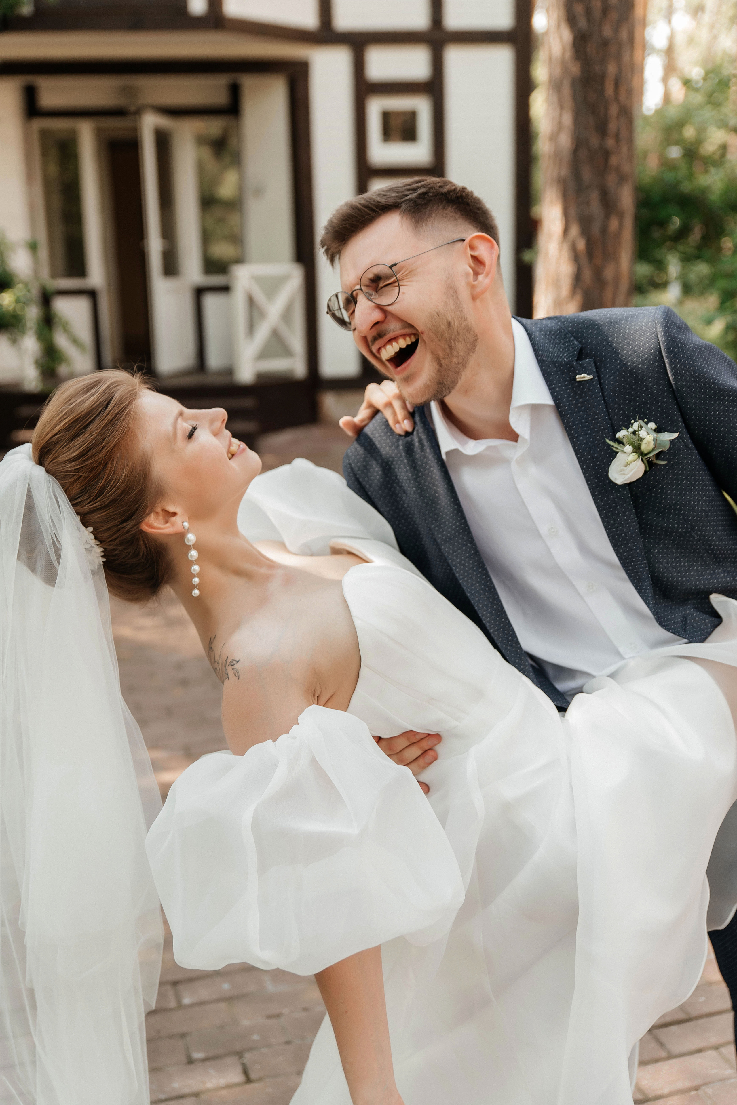 Свадебная фотосессия в Серебряном Бору. Свадебный и семейный фотограф в Москве