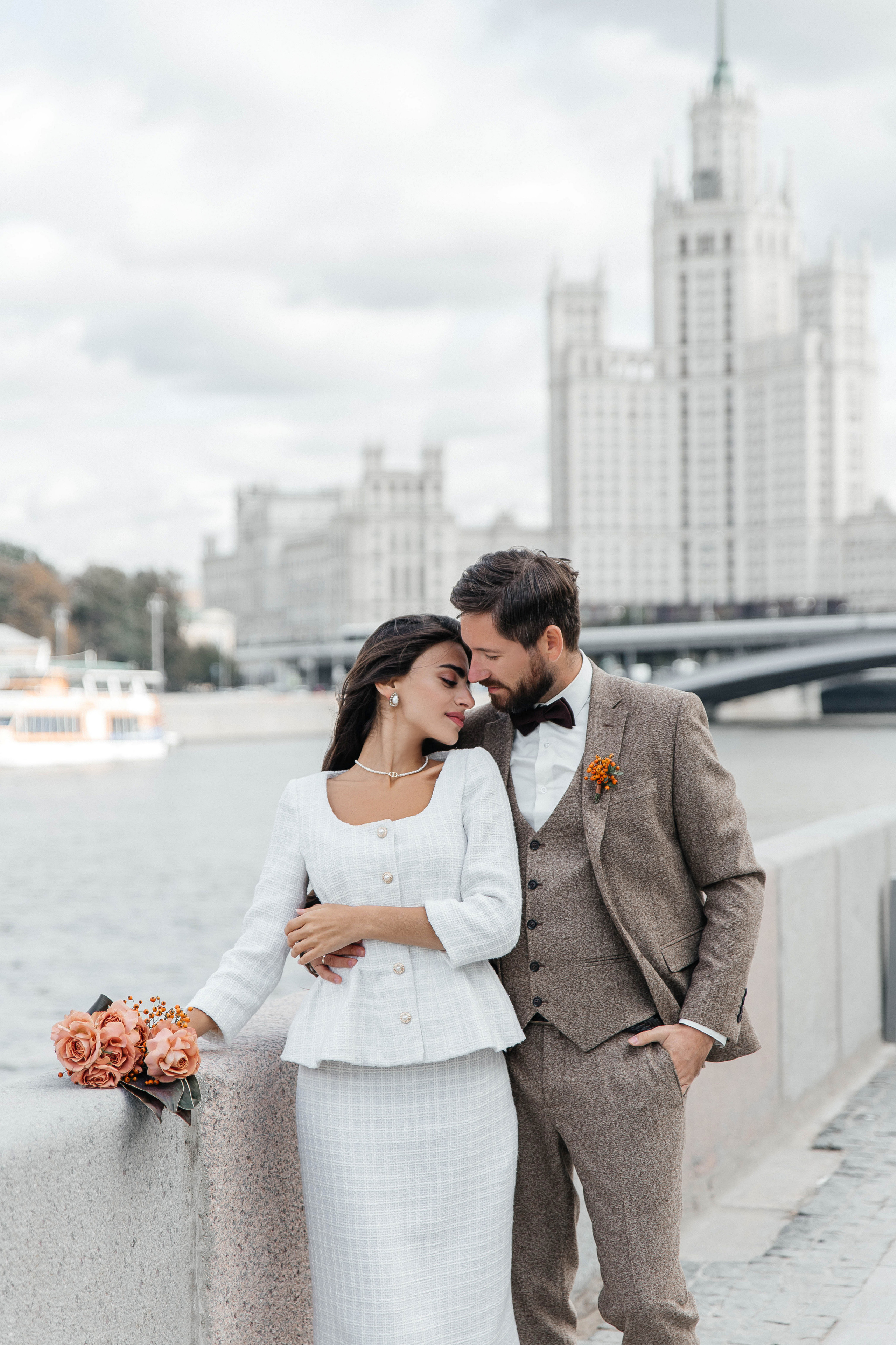 Стильная свадебная фотосессия. Свадебный и семейный фотограф в Москве
