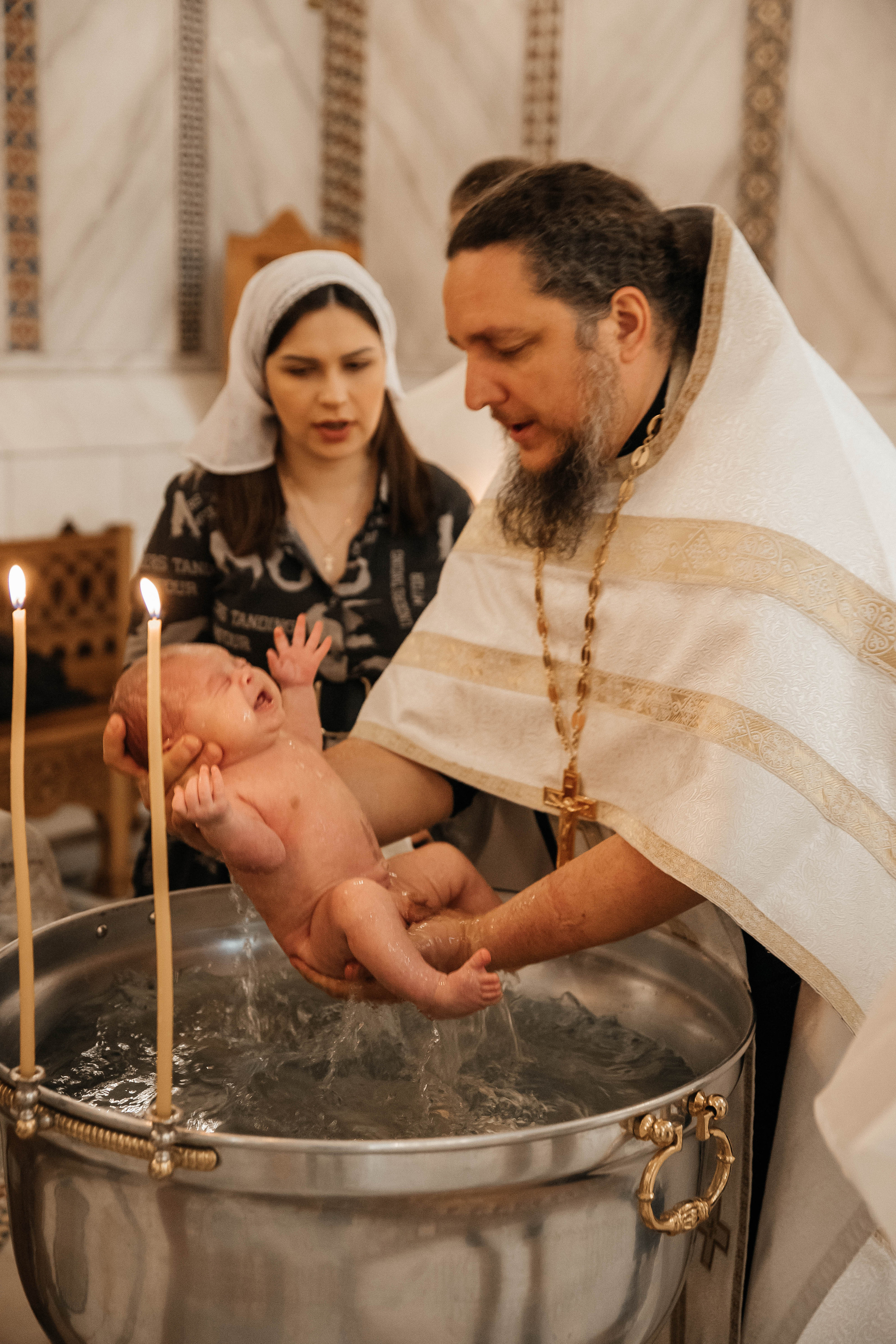 Фотосессия Крещения ребенка в Москве. Свадебный и семейный фотограф в Москве