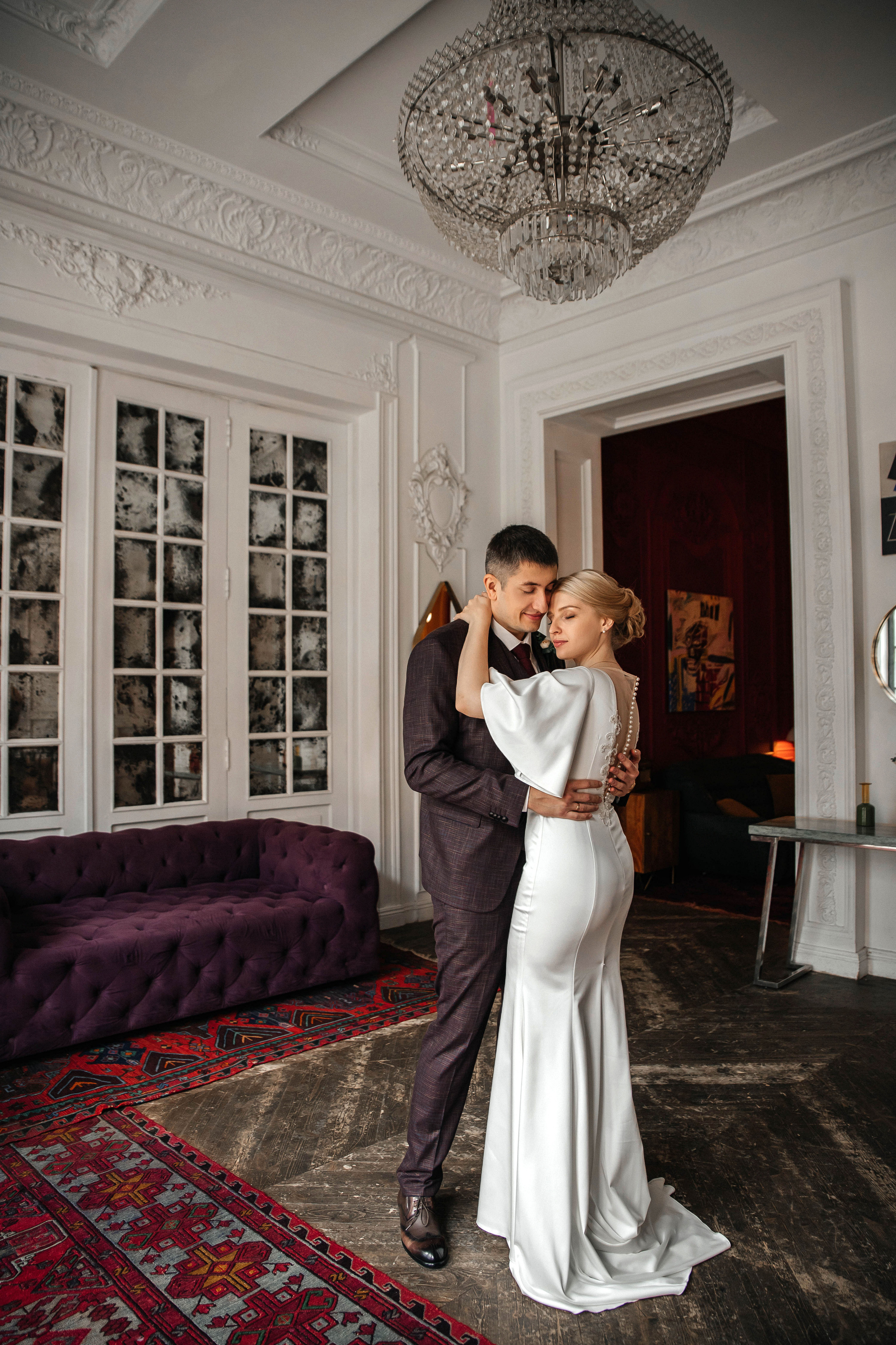 Свадебная фотопрогулка в Москве. Свадебный и семейный фотограф в Москве