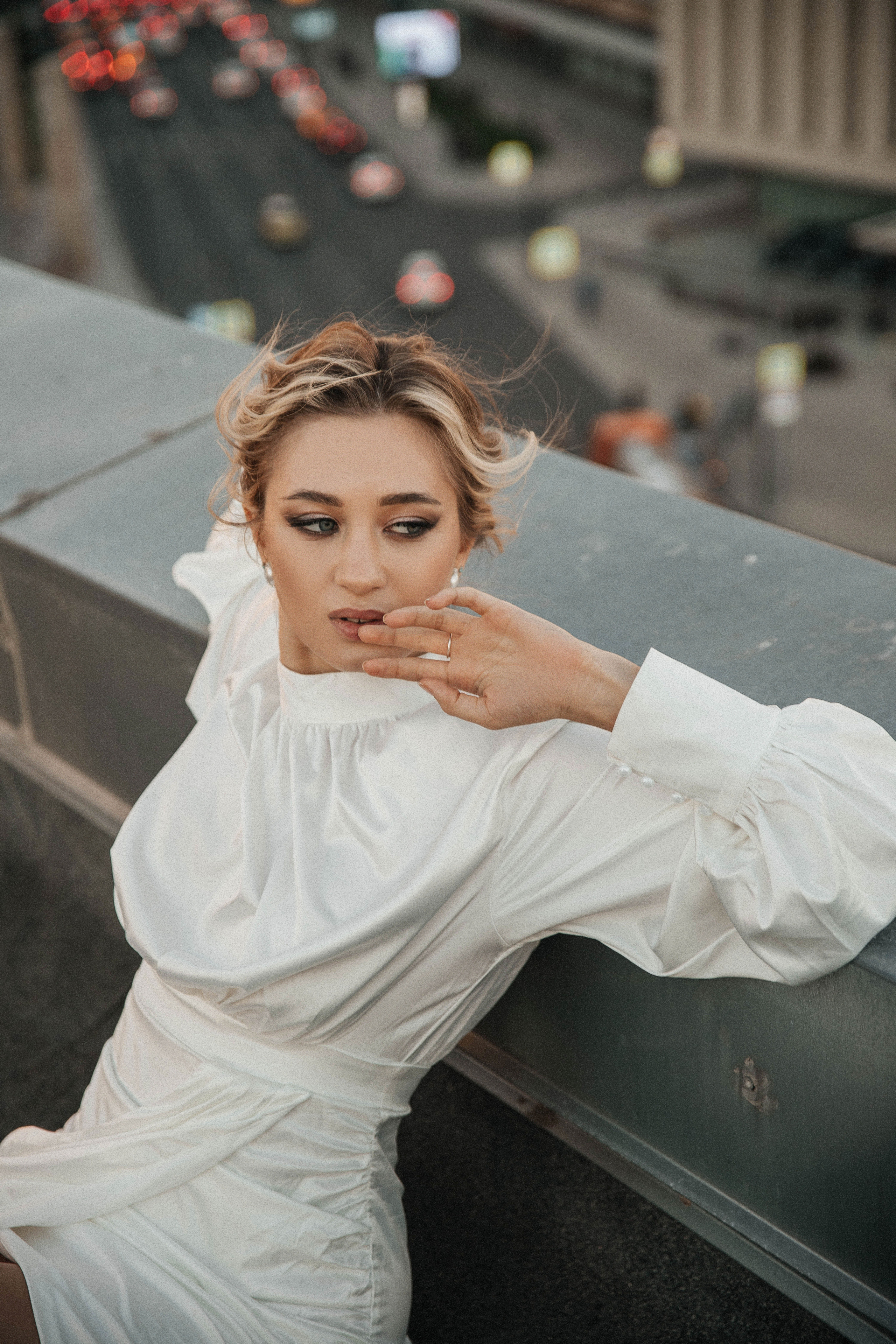 Свадебная фотосессия на крыше. Свадебный и семейный фотограф в Москве