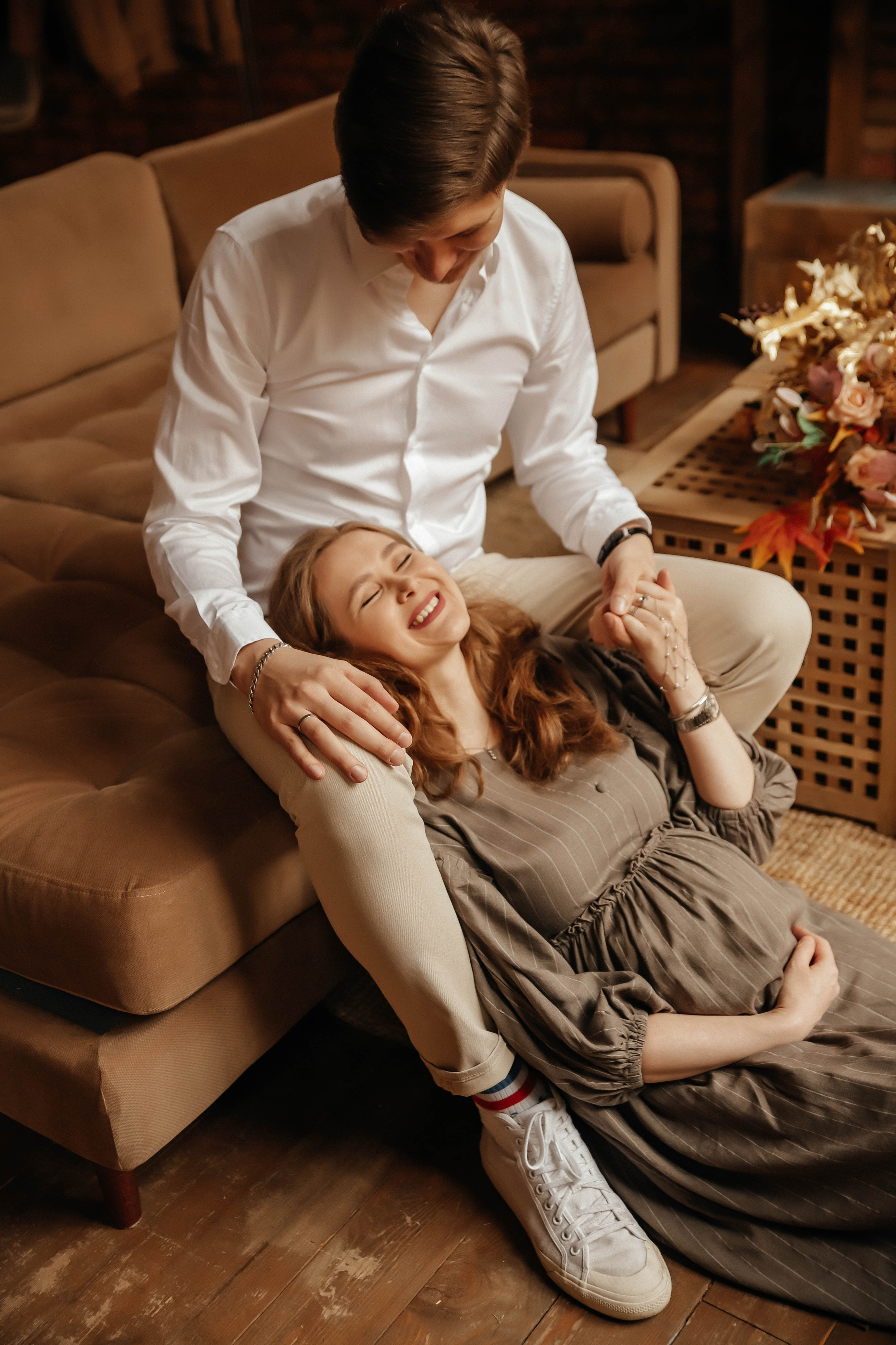 Осенняя фотосессия беременности. Свадебный и семейный фотограф в Москве