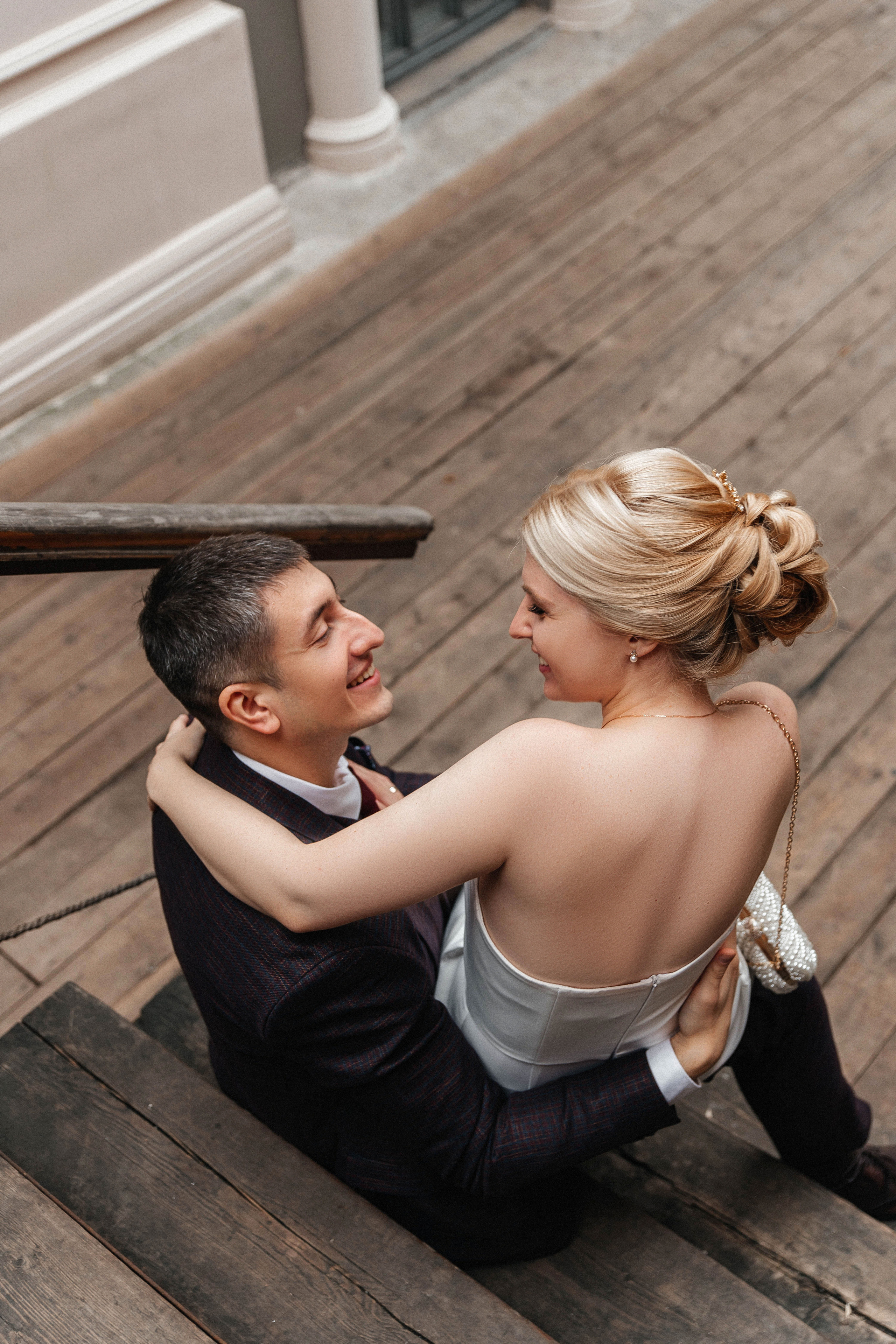 Свадебная фотопрогулка в Москве. Свадебный и семейный фотограф в Москве