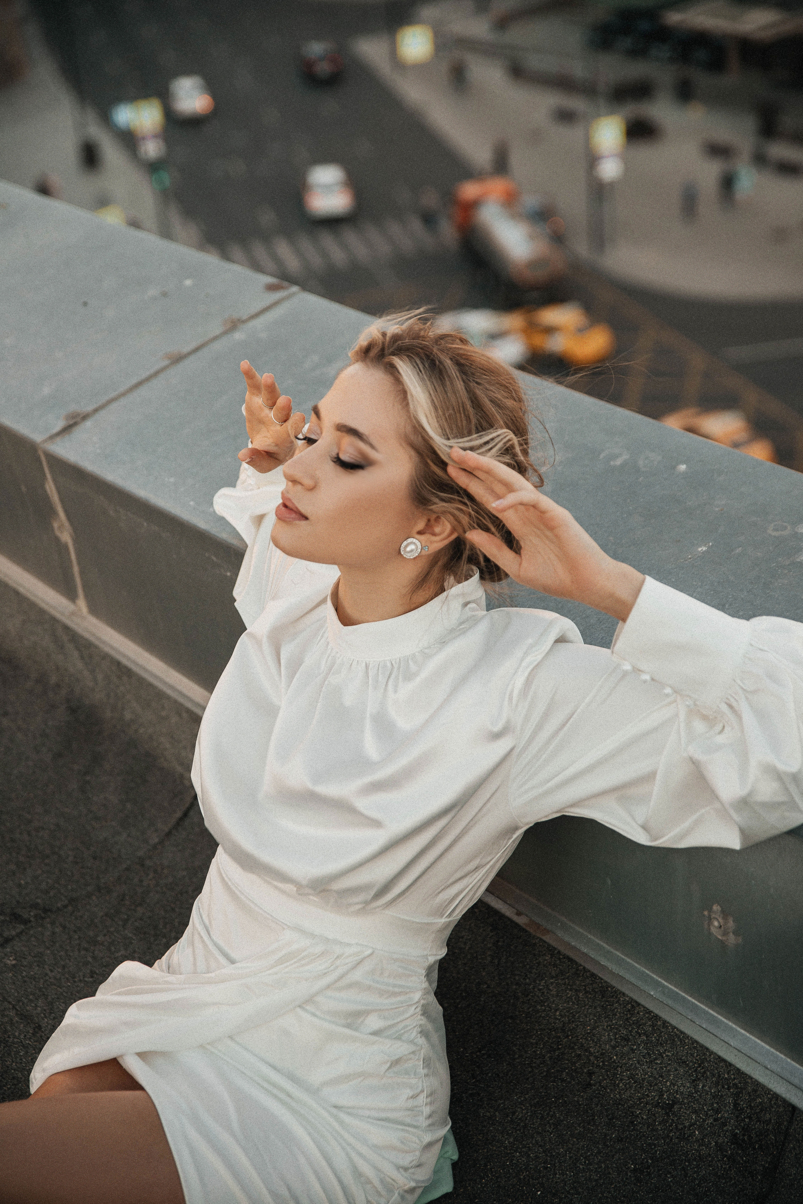 Свадебная фотосессия на крыше. Свадебный и семейный фотограф в Москве