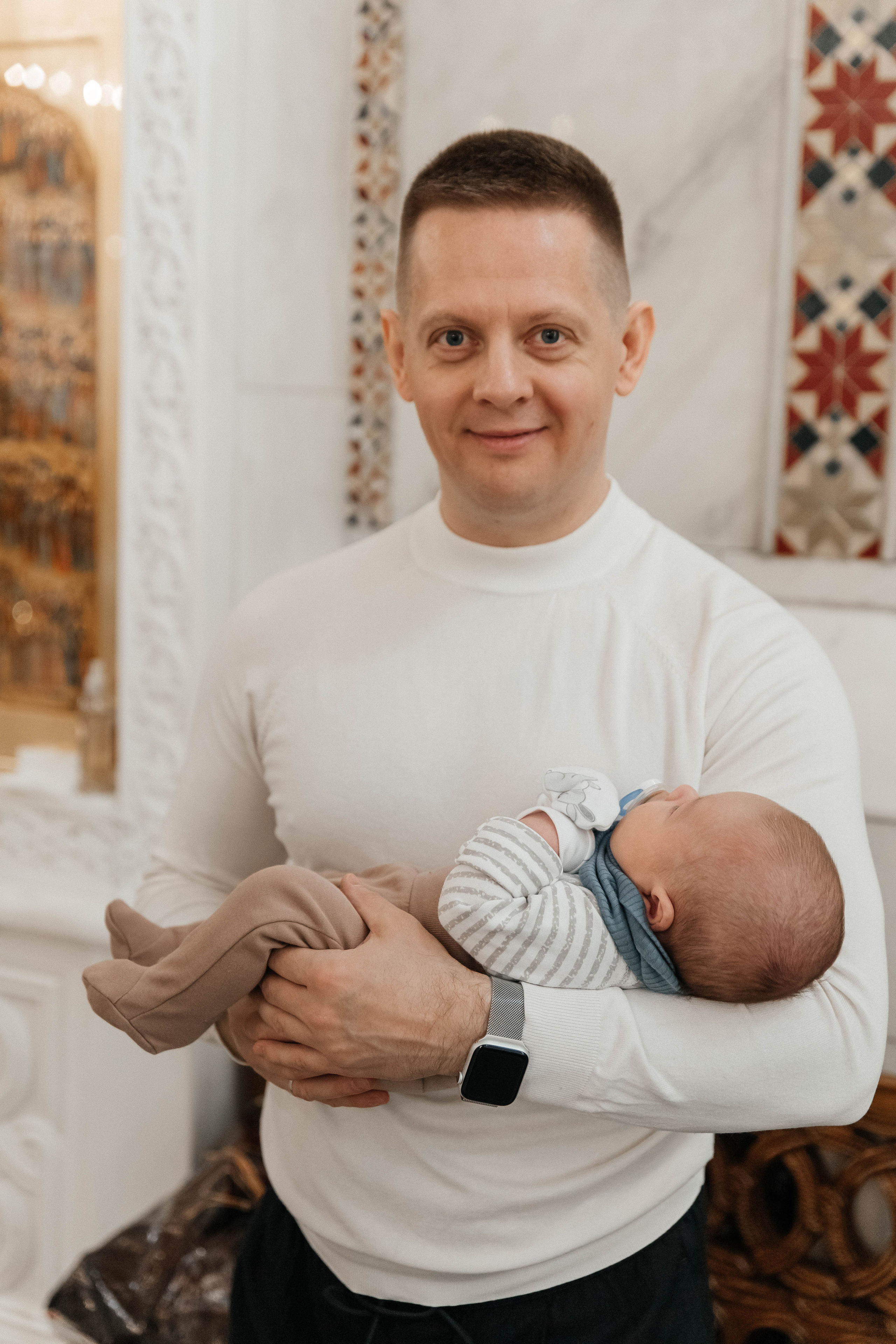 Фотосессия Крещения ребенка в Москве. Свадебный и семейный фотограф в Москве