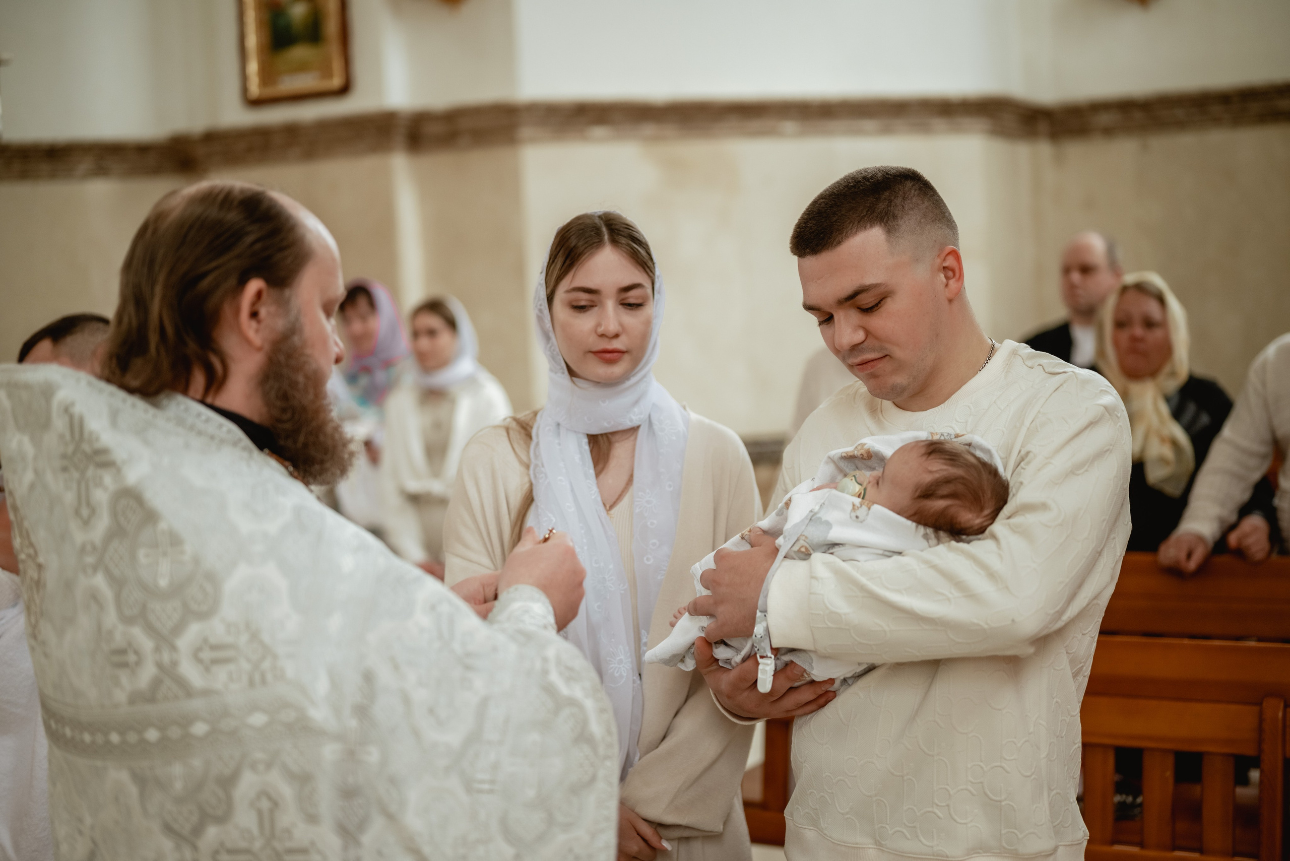 Крещение в Донецке. Юлия Басня семейный и свадебный фотограф в Донецке