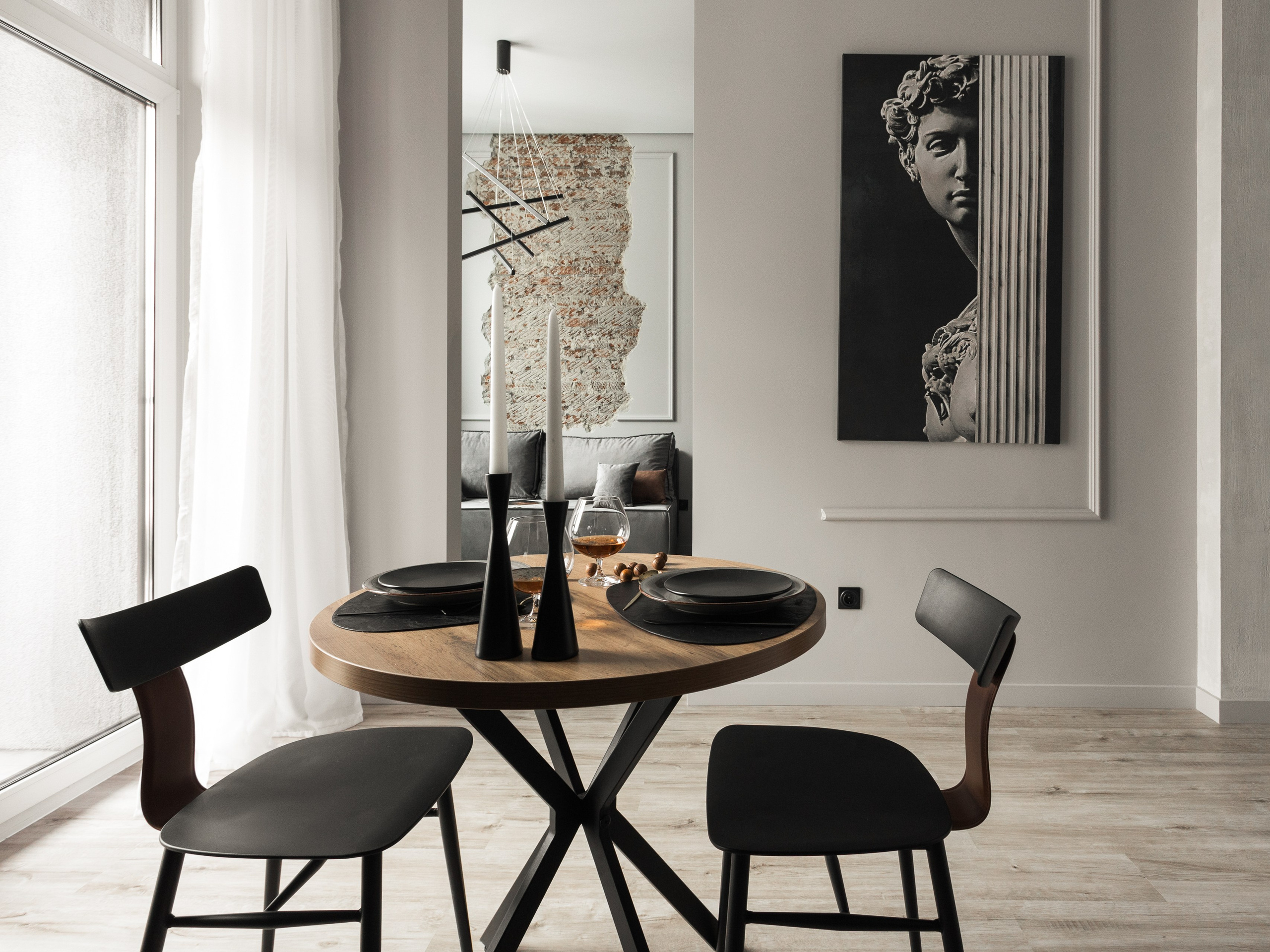 2к студия в ЖК Чернышевский. Интерьерный фотограф в Новосибирске