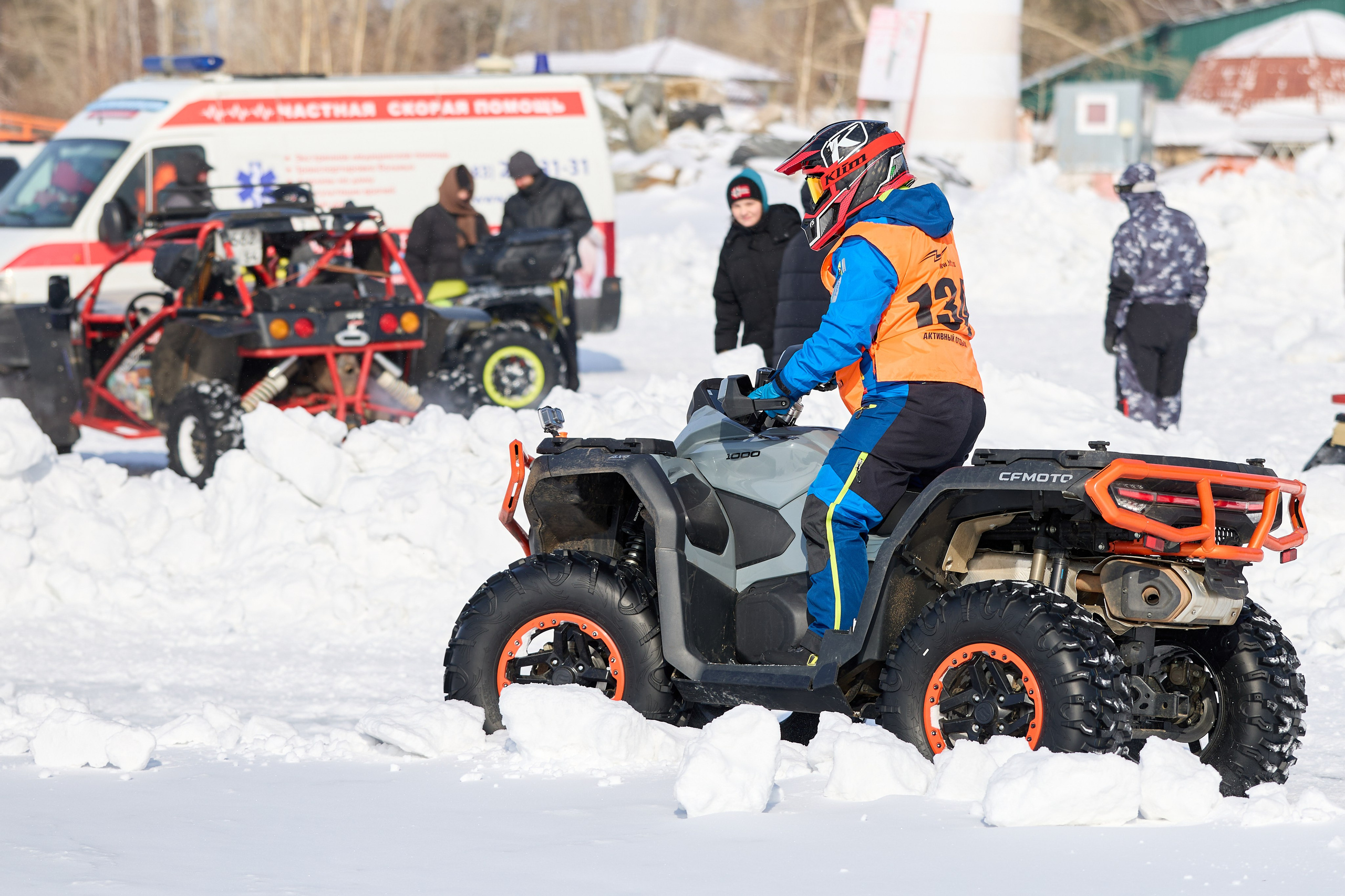 Топим Лёд — 2026. Соревнования на квадроциклах. Фотограф в Новосибирске Алена Скокова